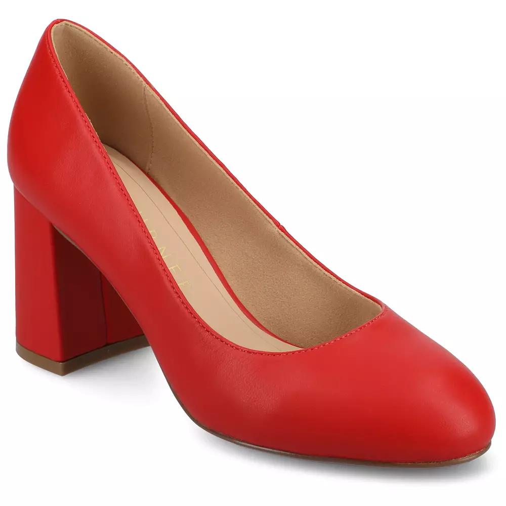 Journee Seraphina Covered Block Heel Women's Shoes,  Product Image