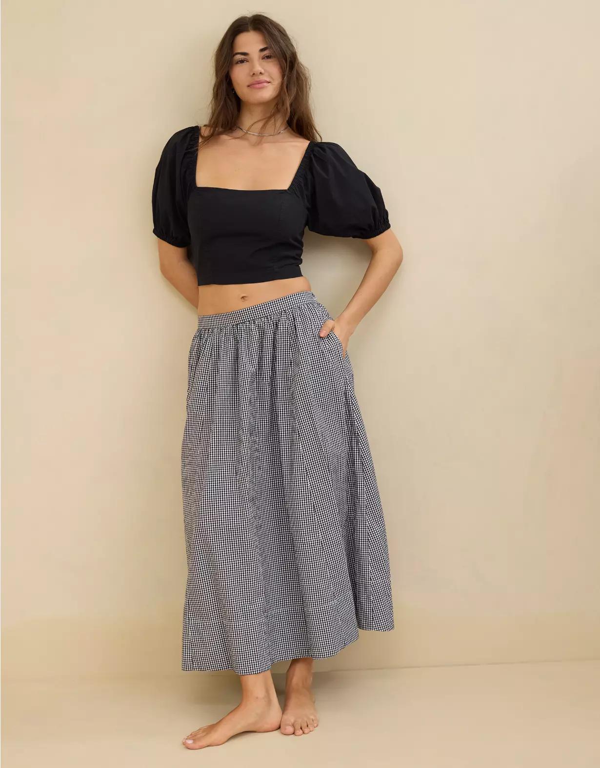 Aerie Puff Sleeve Square Neck Top Product Image