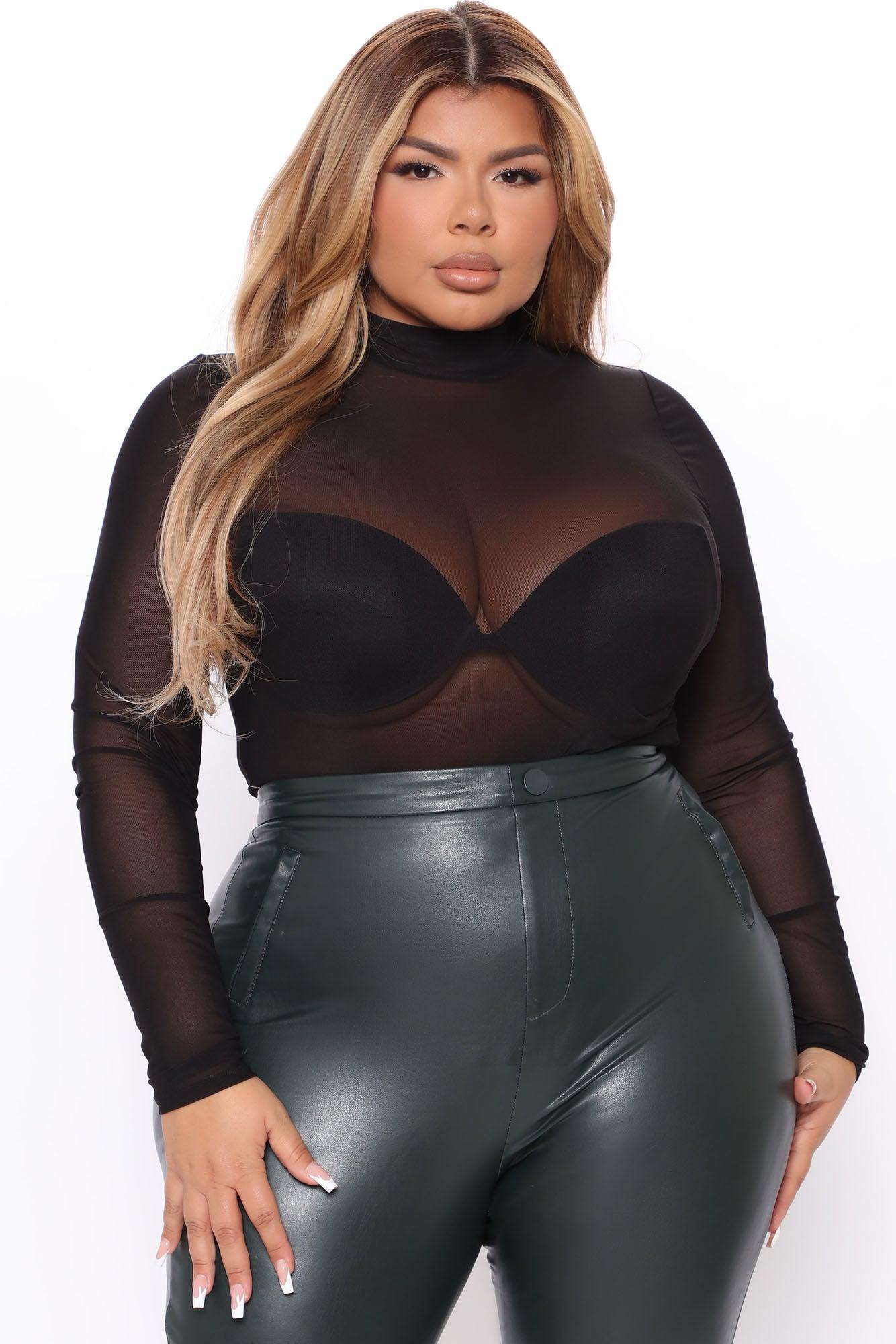 Marley Mesh Bodysuit - Black Product Image