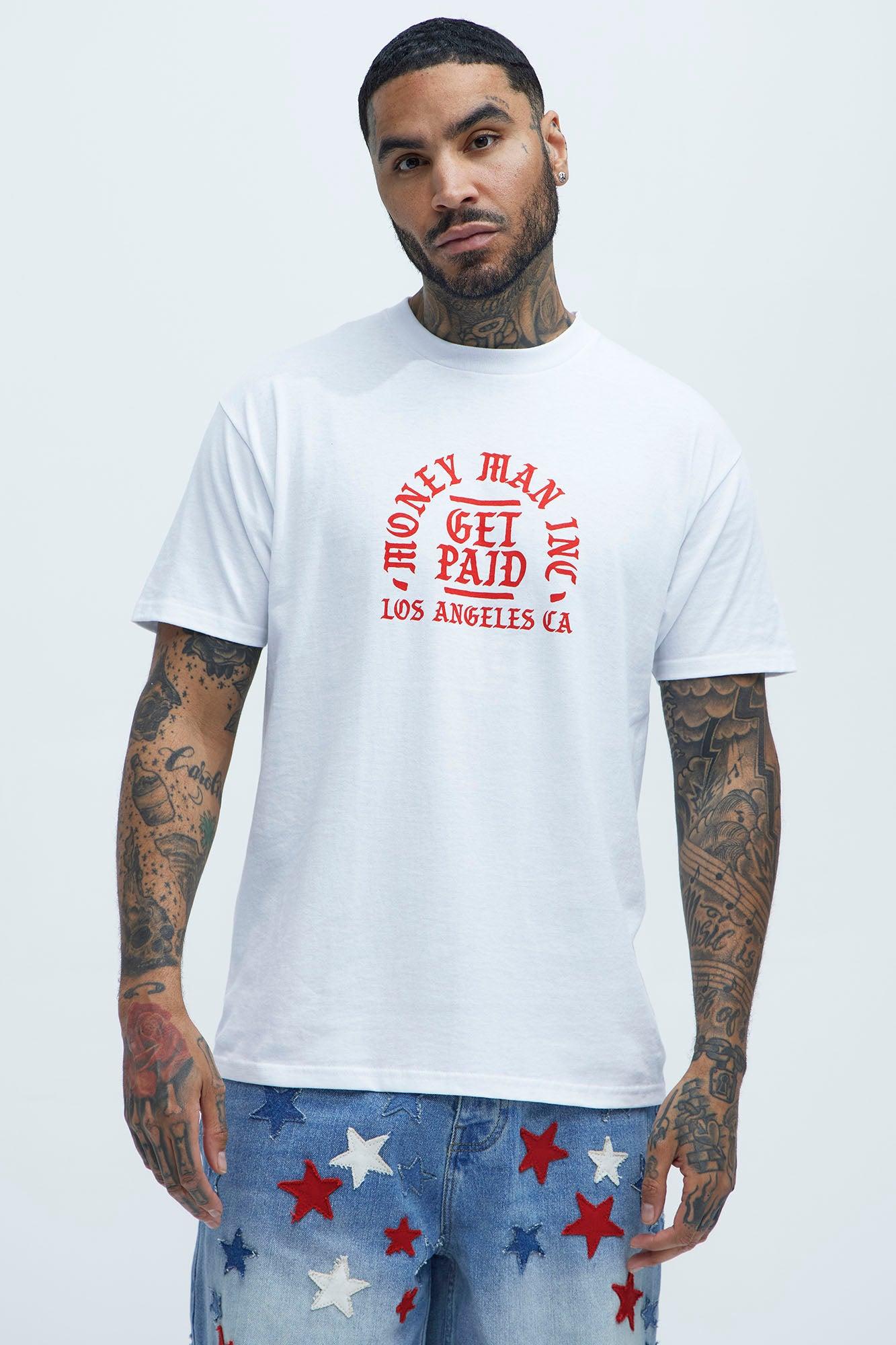 Money Man Paid Short Sleeve Tee - White Product Image