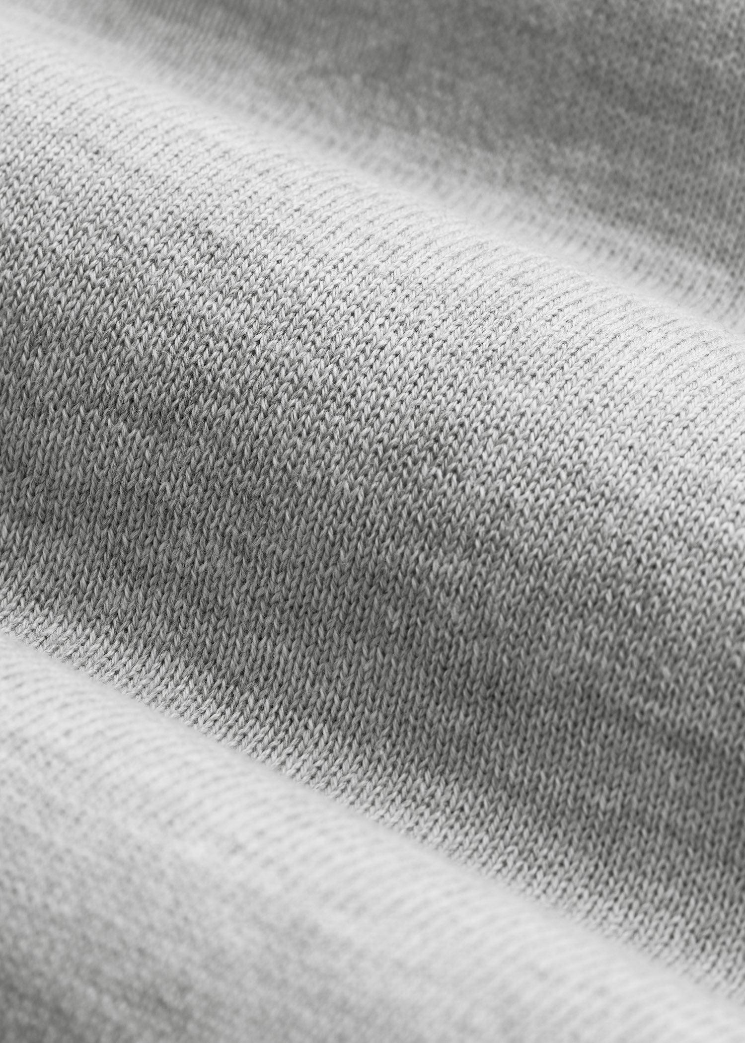 Polo Sweater for Tall Men in Light Grey Male Product Image