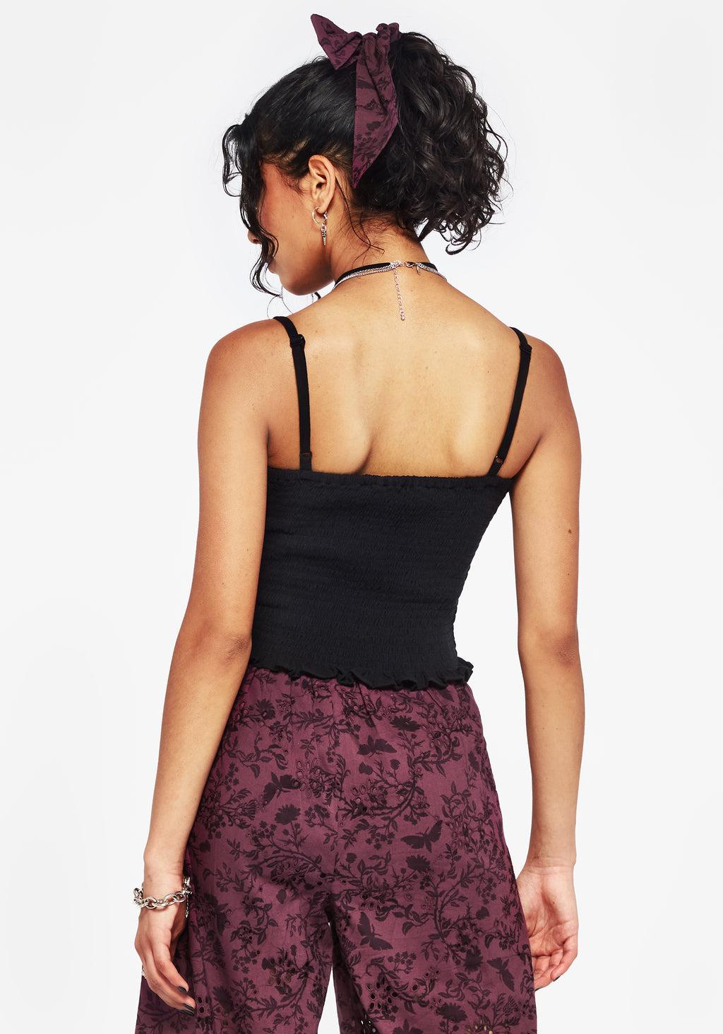 Helia Cotton Shirred Cami Top Product Image