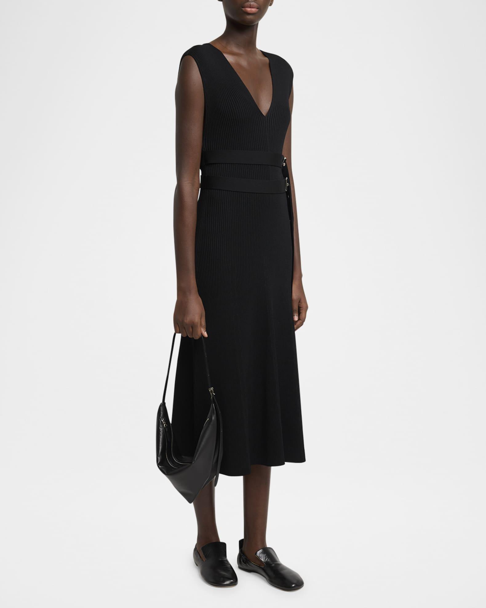 Tetra Double-Zip Napa Leather Shoulder Bag Product Image