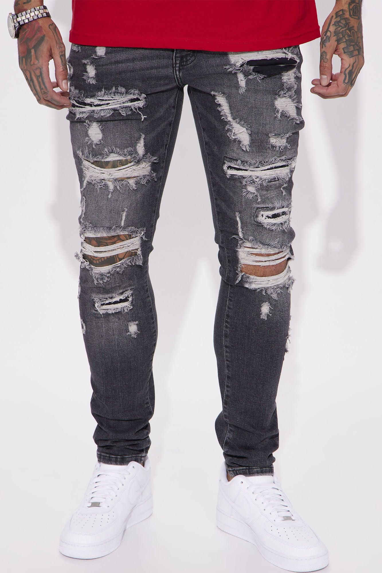 Ready To Unwind Stacked Skinny Jeans - Black Wash Product Image