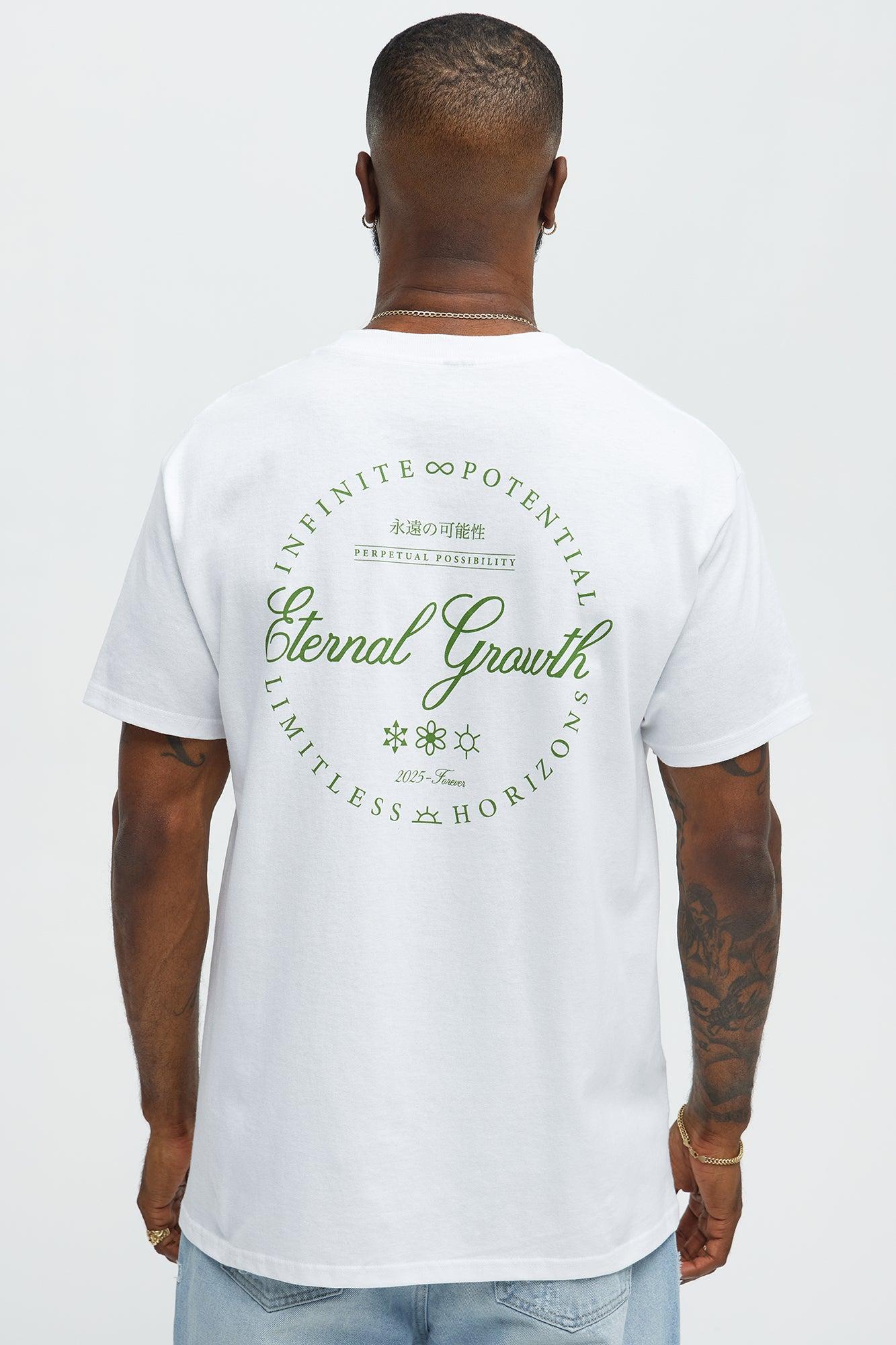 Eternal Growth Short Sleeve Tee - White Male Product Image