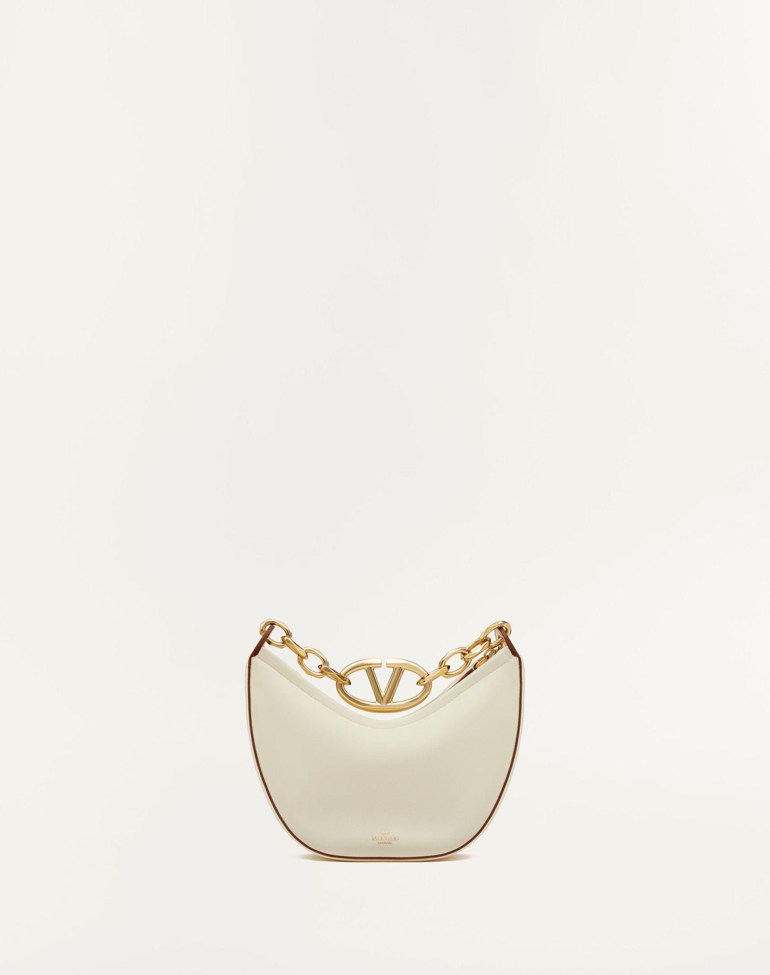 Vlogo Moon Mini Hobo Bag In Nappa Leather With Chain Product Image