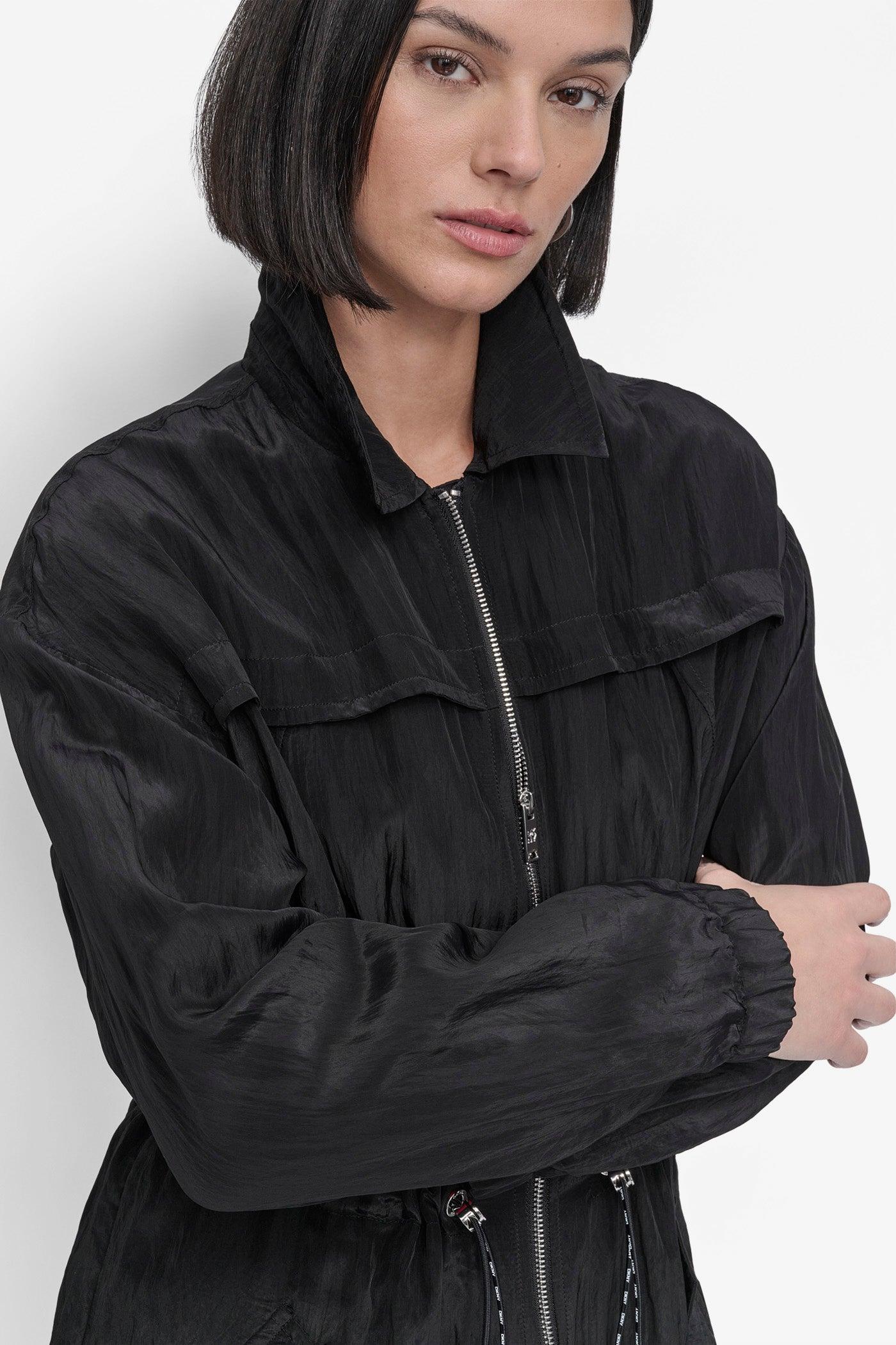 LONG SLEEVE TEXTURED ANARAK JACKET Product Image