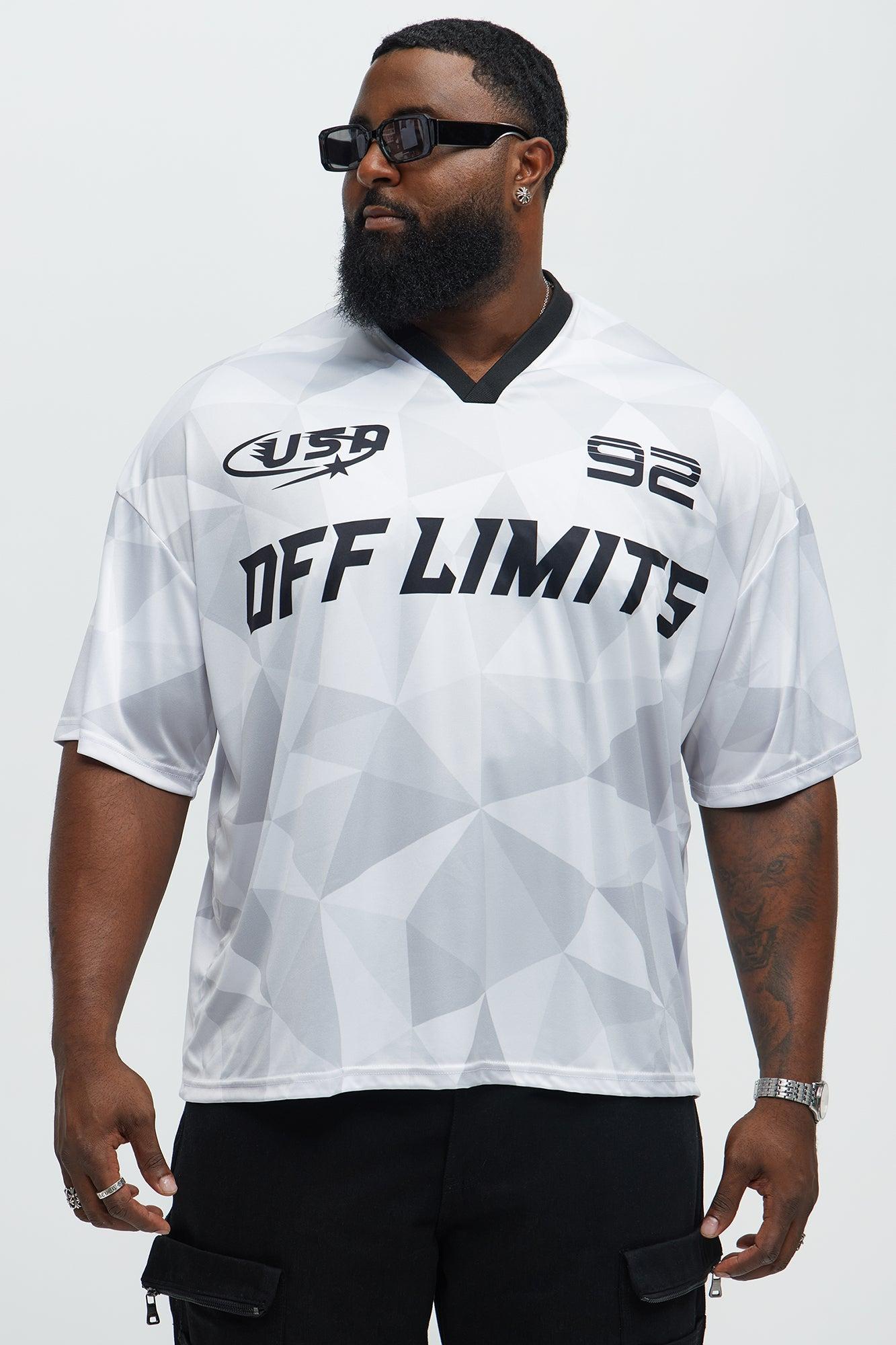 Off Limits Short Sleeve Soccer Jersey - White/combo Male Product Image