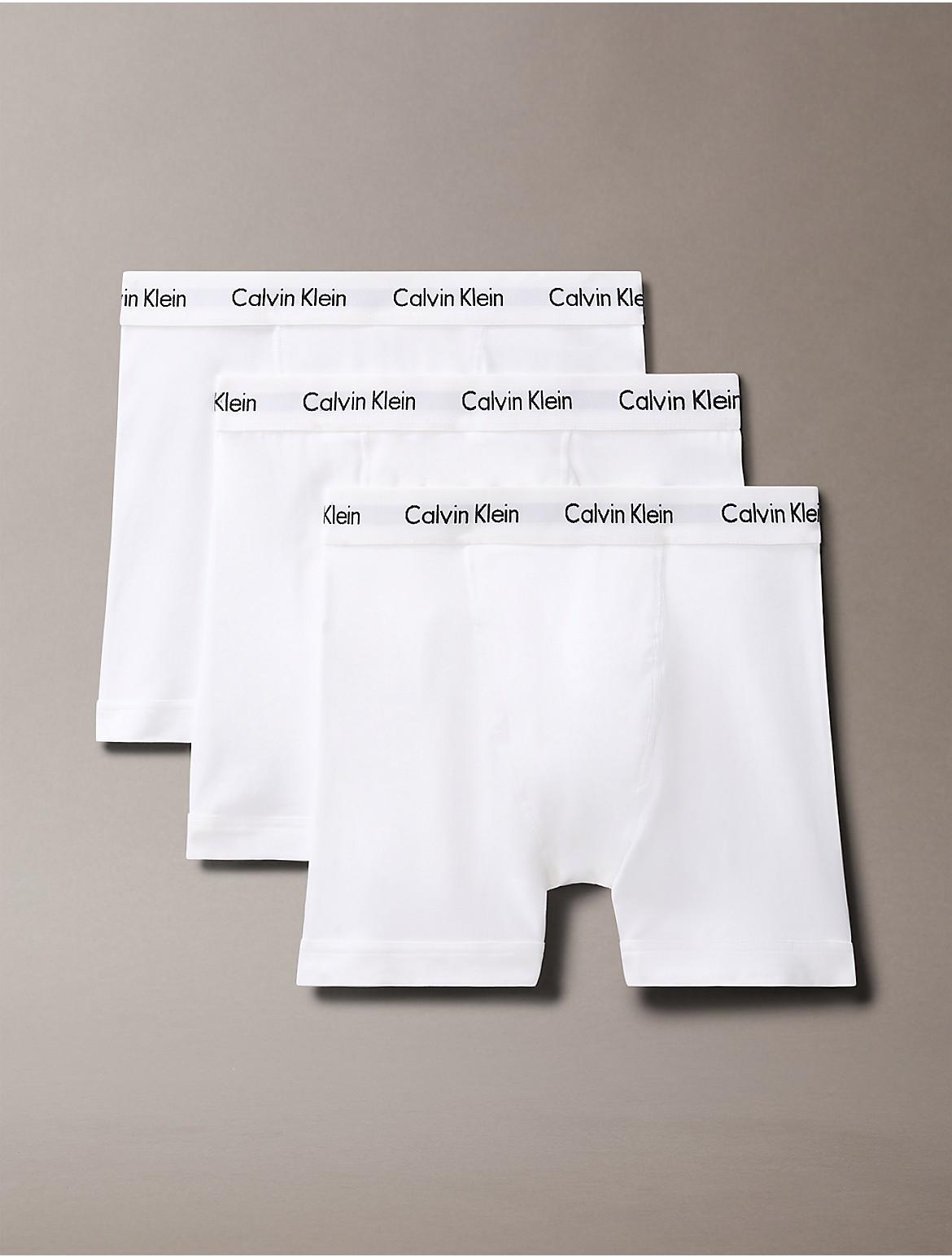 Calvin Klein Cotton Stretch Moisture Wicking Boxer Briefs, Pack of 3 Product Image