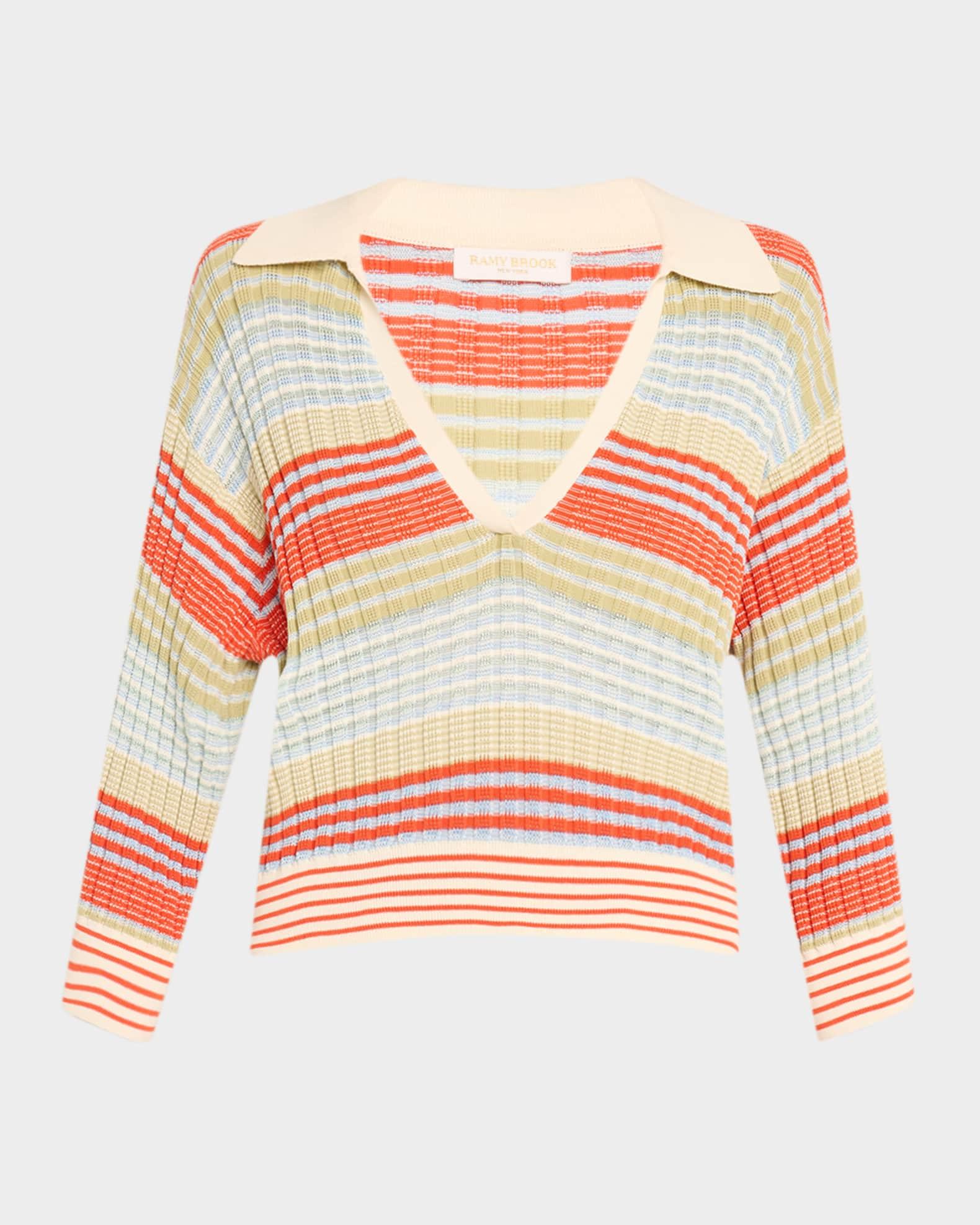 Striped Azaria Blouse Product Image