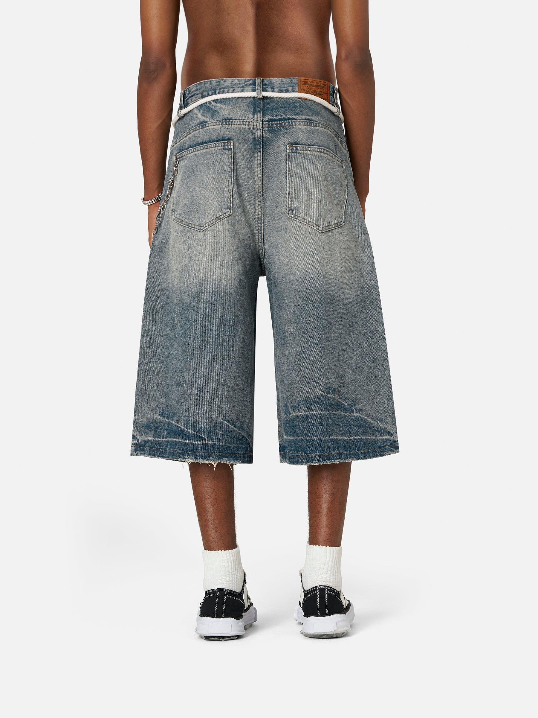 Aelfric Eden Lightning Print Longline Jorts Product Image