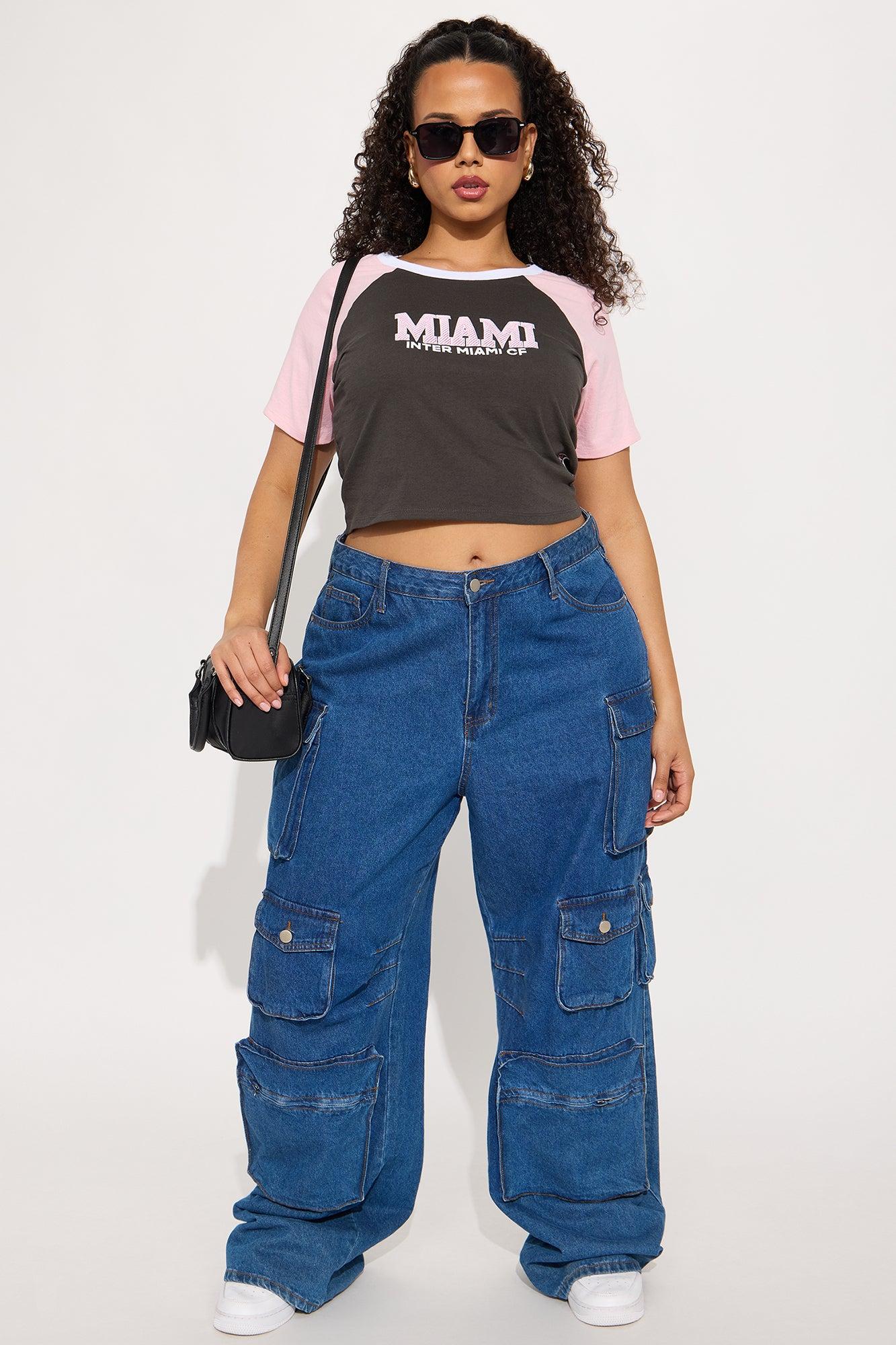 MLS Inter Miami Raglan Tee - Pink/combo Product Image