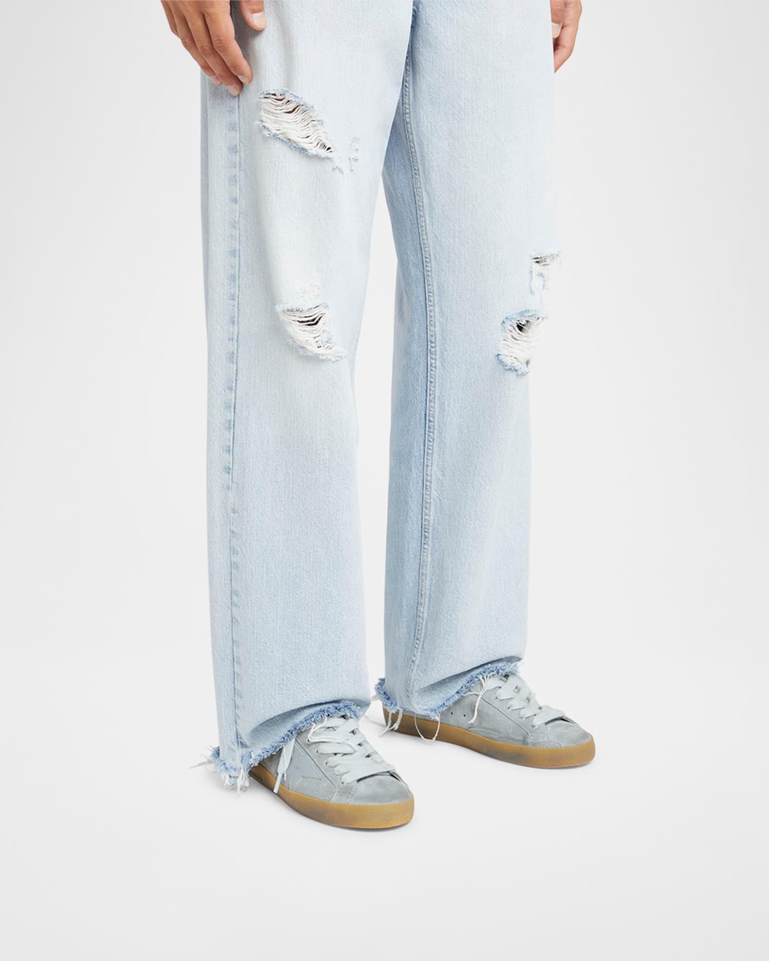 Men's Super-Star Suede Low-Top Sneakers Product Image