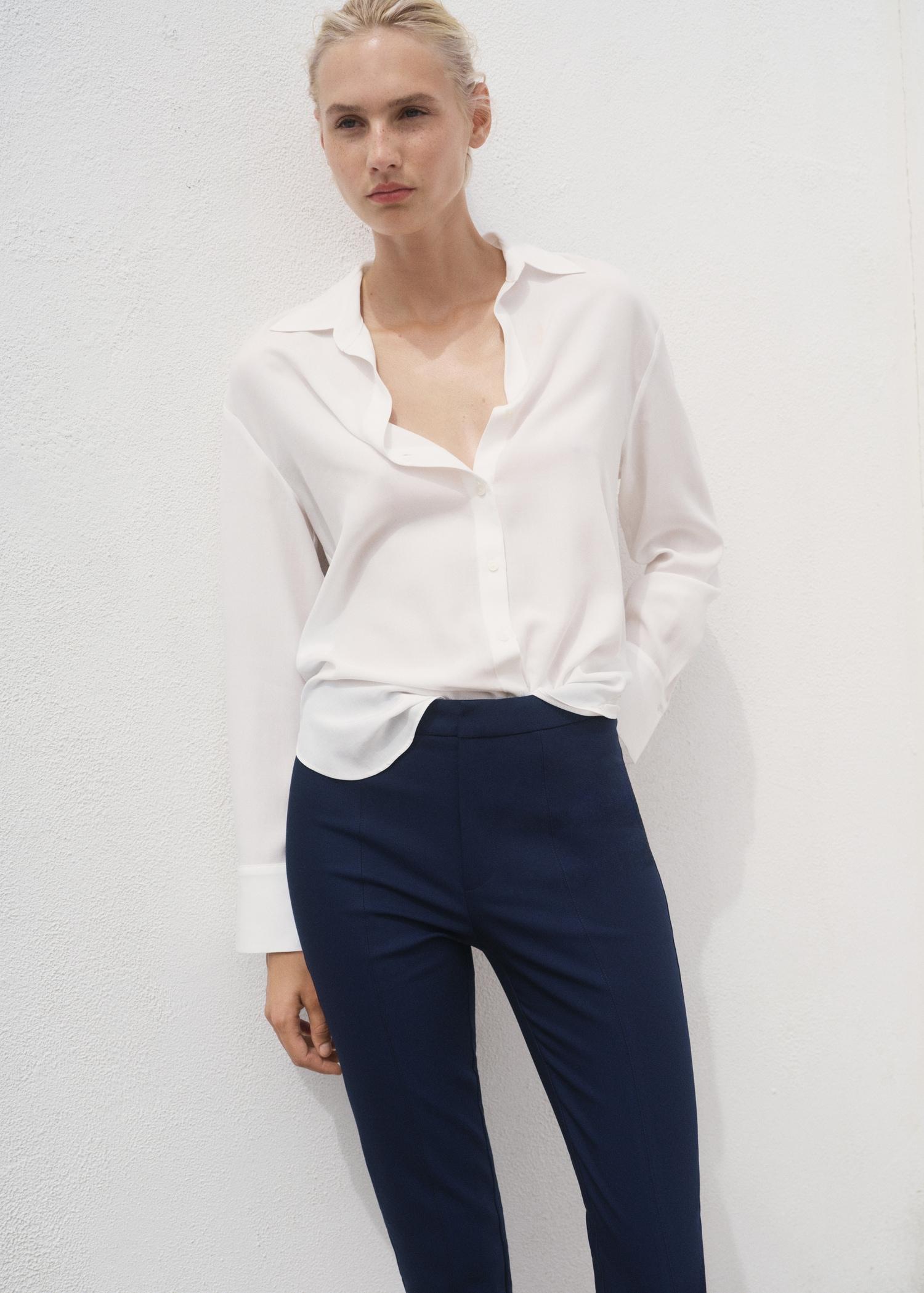 Crop skinny pants - Women | MANGO USA Product Image