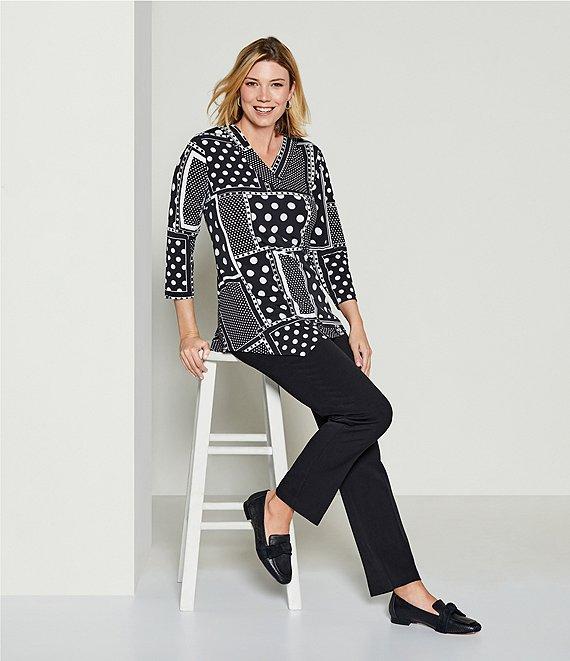 Allison Daley City Stretch Straight Leg Pull-On Pants Product Image