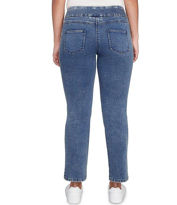 Ruby Rd. Stretch Pull-On Ankle Jeans Product Image