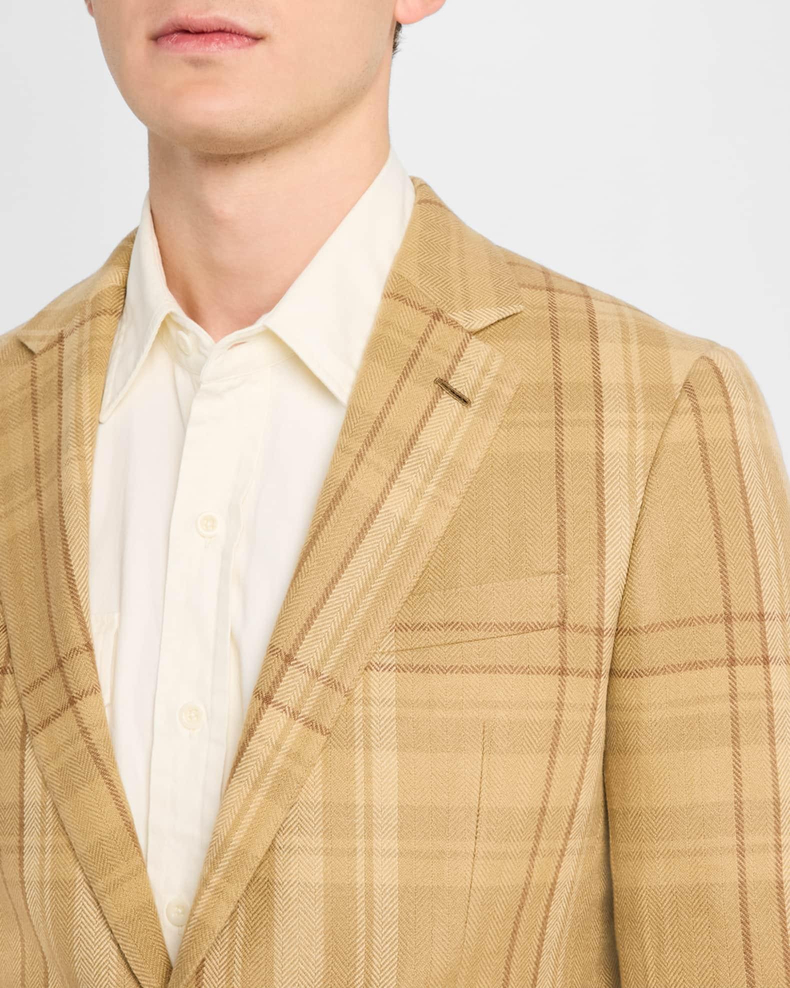 Men's Kent Hand-Tailored Plaid Sport Coat Product Image