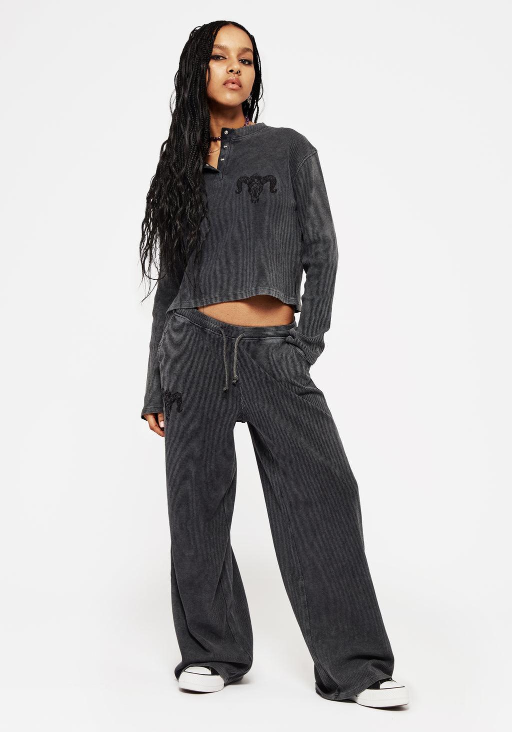 Ariel Cotton Blend Embroidered Long Sleeve Top Product Image