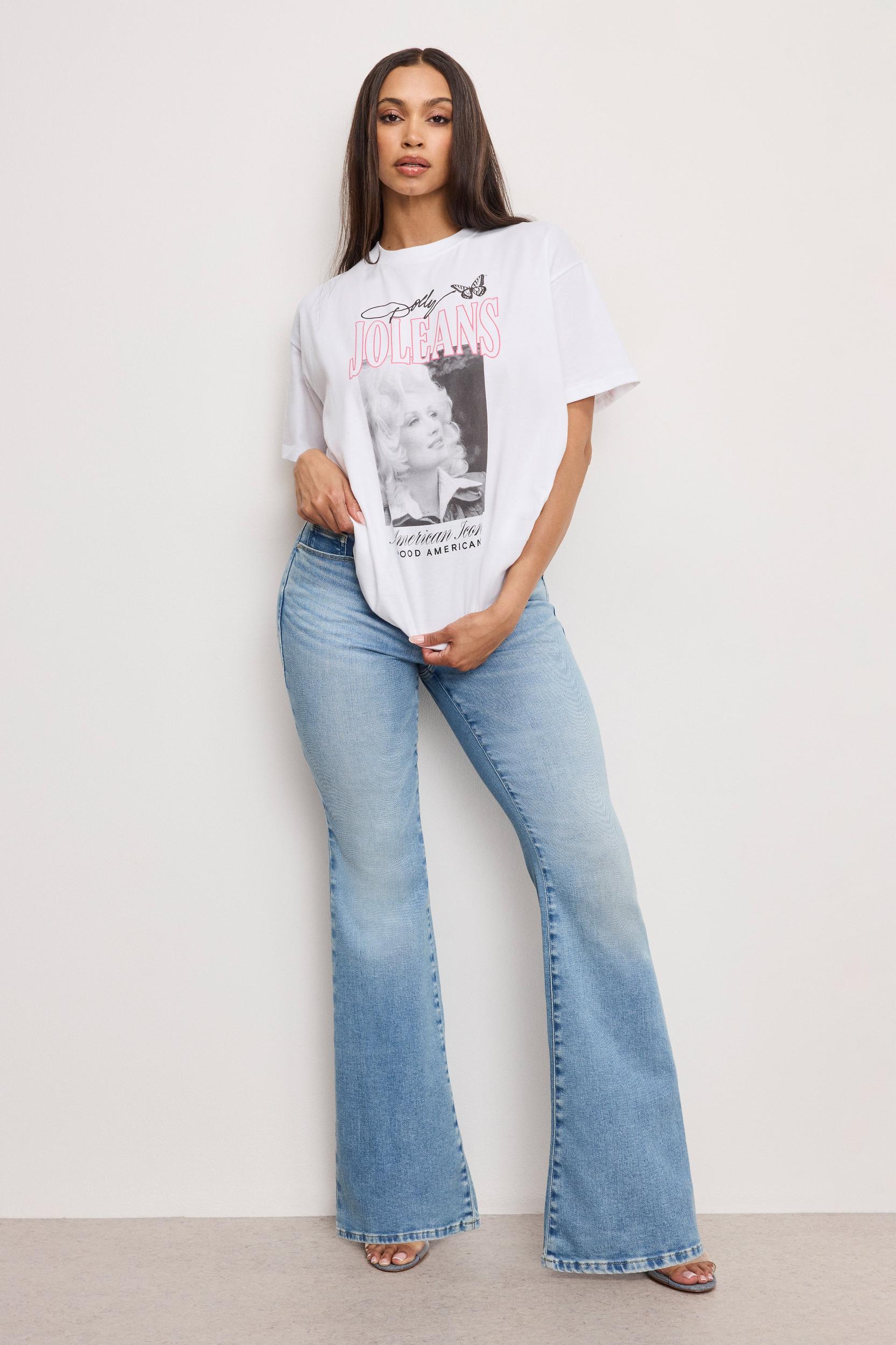 DOLLY OVERSIZED CONCERT TEE | WHITE001 Product Image