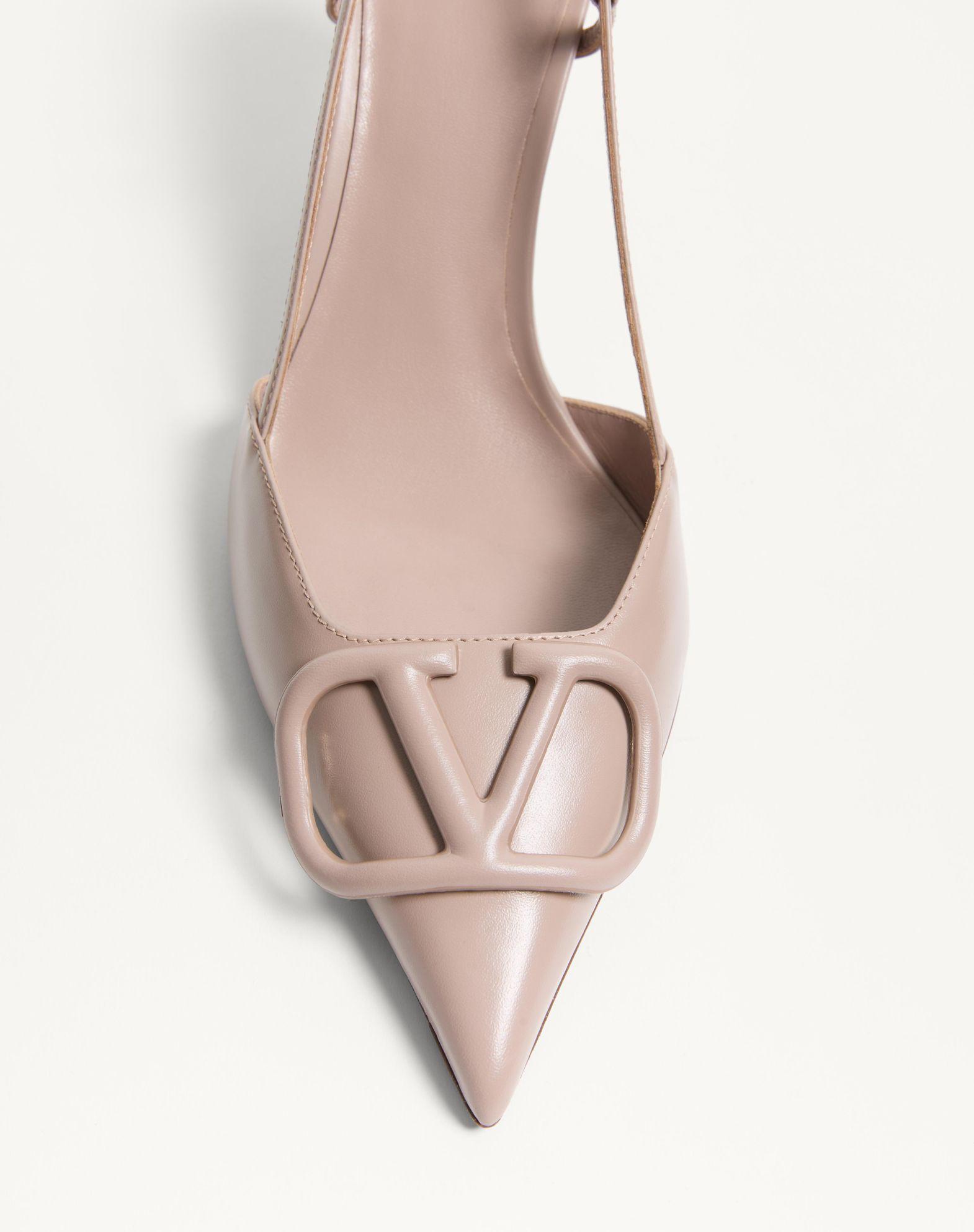 Vlogo Signature Calfskin Slingback Pump 80 Mm / 3.15 In. Product Image