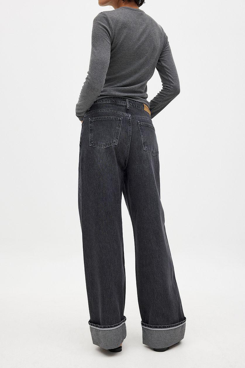 Fold Up Loose Denim Blue Product Image