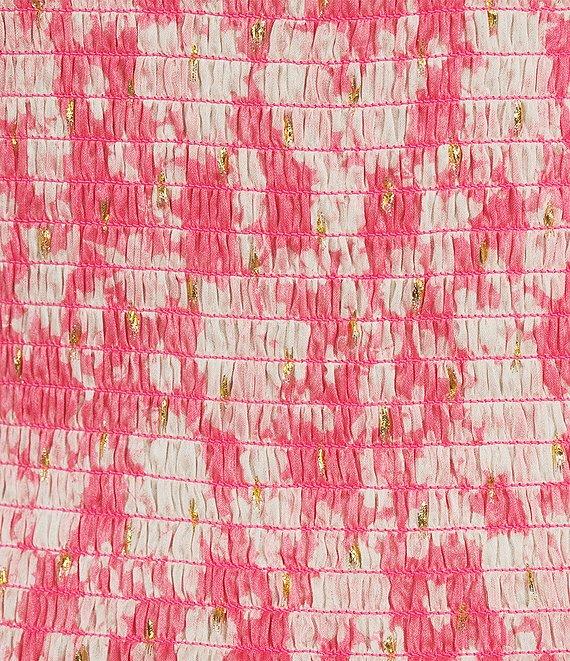 C&V Chelsea & Violet Printed Smocked Waist Mini Dress Product Image