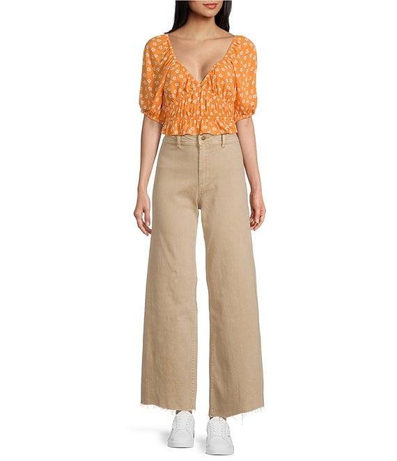 Rip Curl High Rise Wide Leg Jeans Product Image