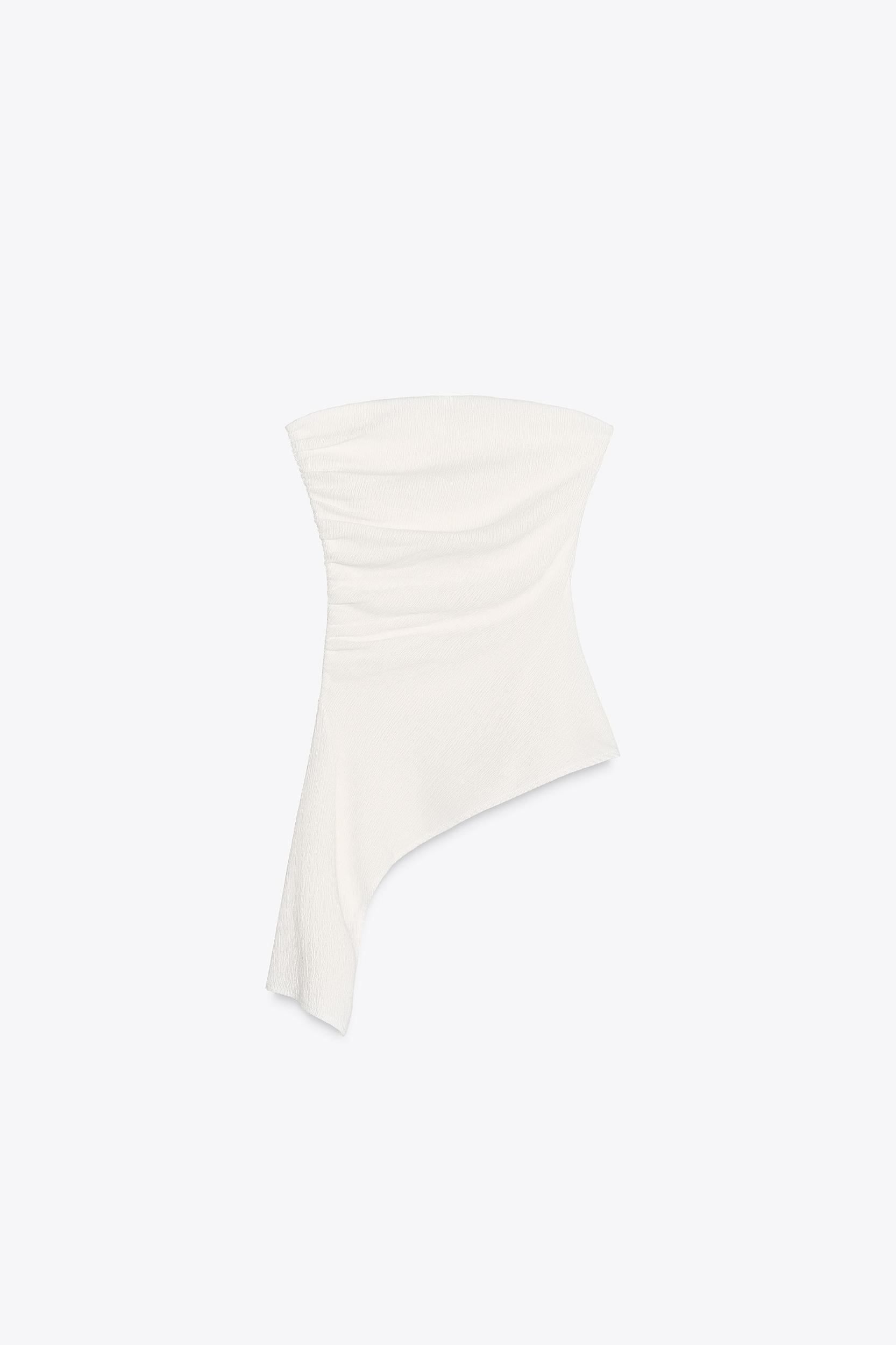 TEXTURED BANDEAU TOP Product Image