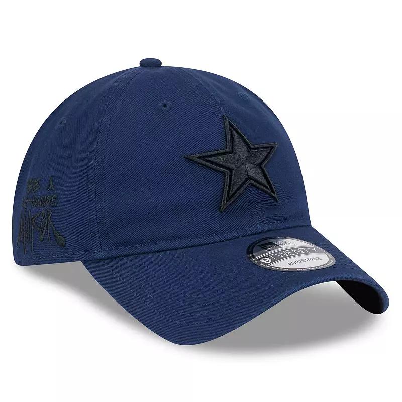 Men's New Era Navy Dallas Cowboys 2024 Inspire Change 9TWENTY Adjustable Hat, Blue Product Image