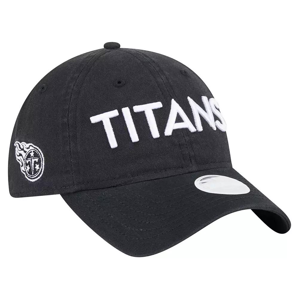 Women's New Era Black Tennessee Titans Cece 9TWENTY Adjustable Hat Product Image