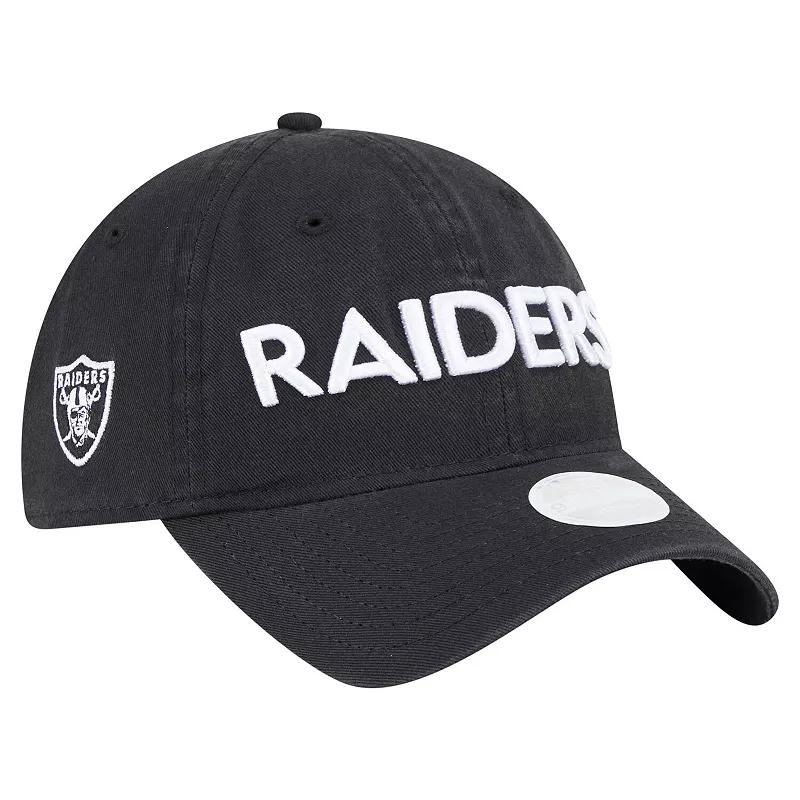 Women's New Era Black Las Vegas Raiders Cece 9TWENTY Adjustable Hat, Lvr Black Product Image