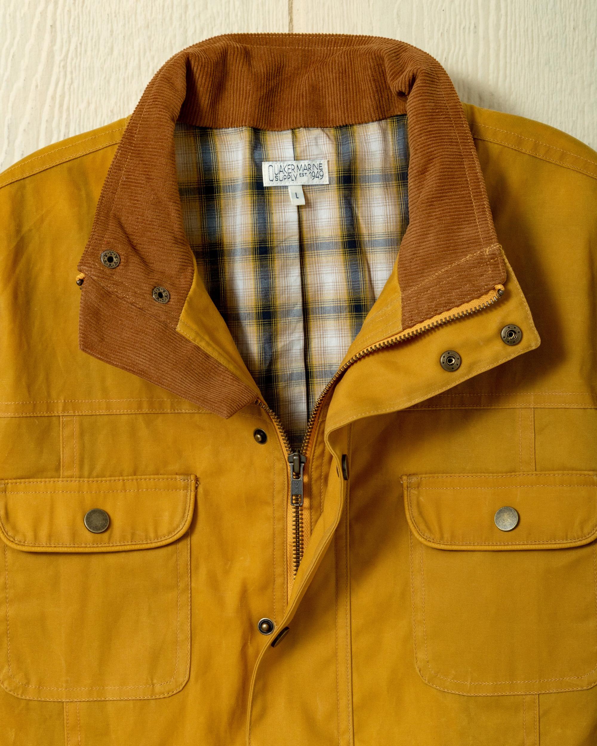 Aberdeen Jacket in Goldenrod Waxed Canvas Product Image