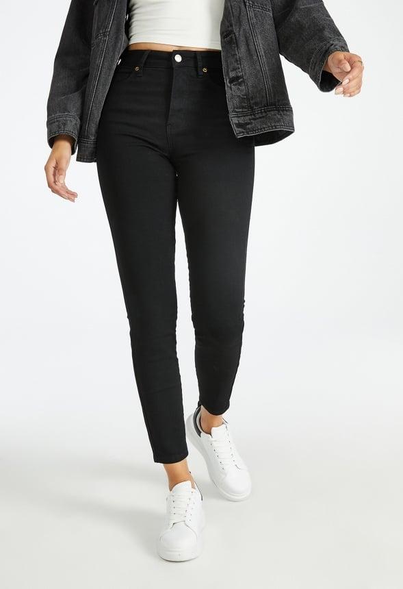 JustFab Margaux Platform Loafer Pump Womens Black/ White Size 8.5 Product Image