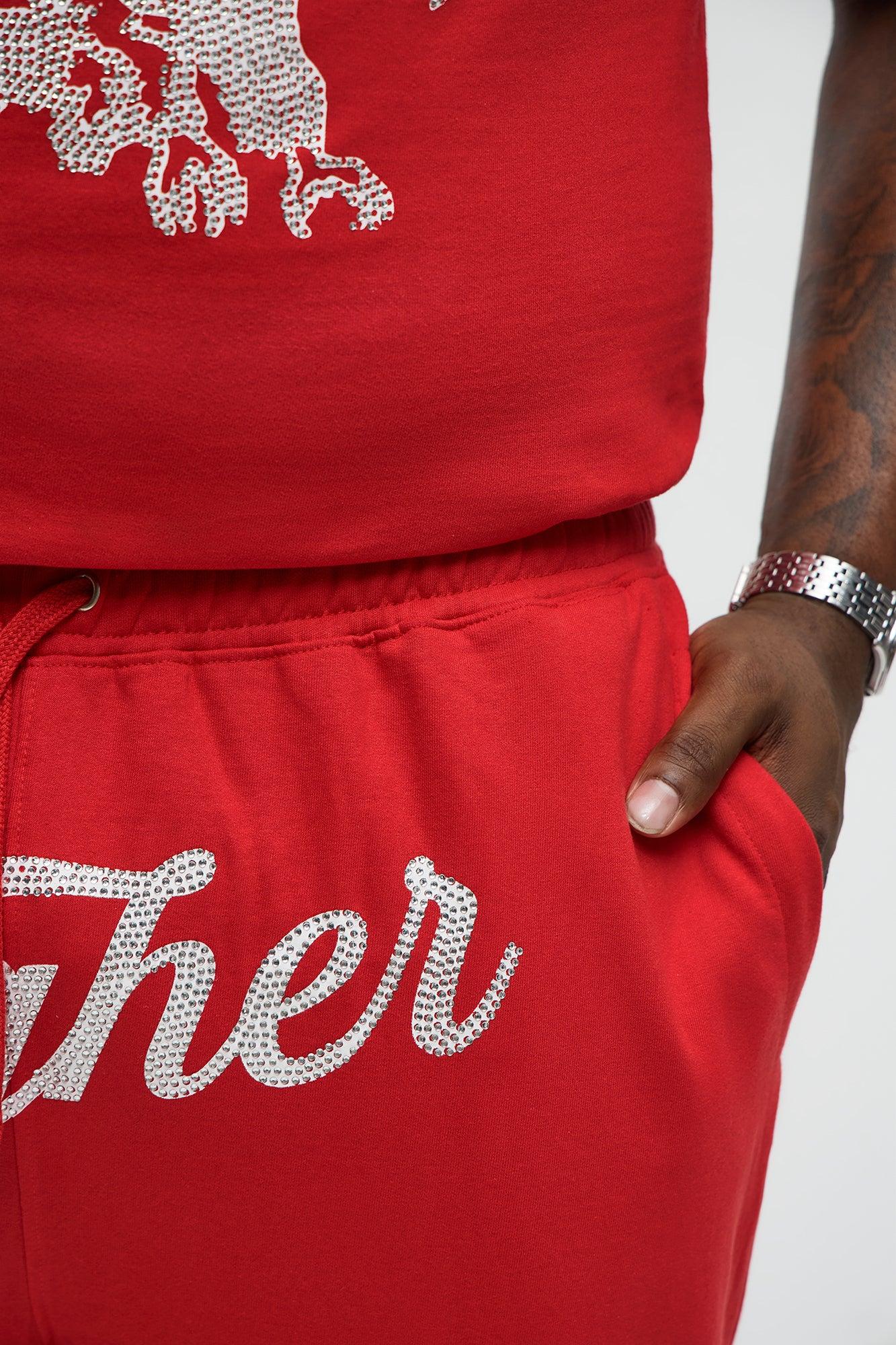 Fly Higher And Grind Sweatpants - Red Product Image