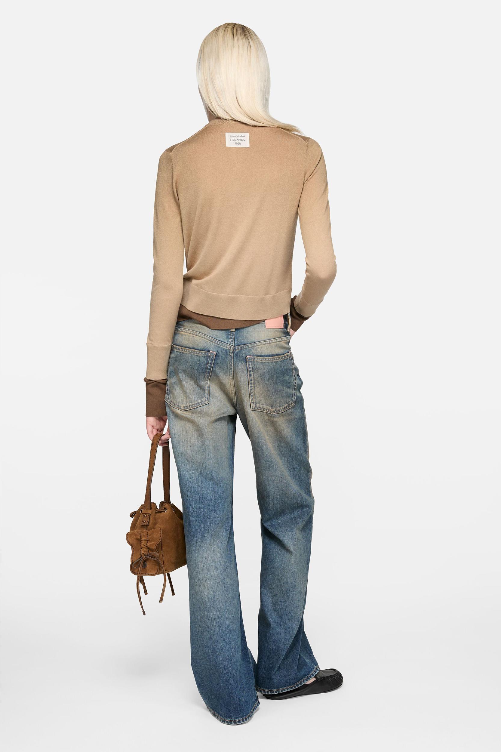 Layered silk cardigan Product Image