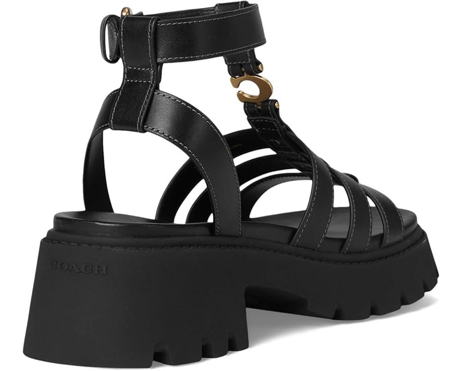 Women's COACH Sculpted C Platform Fisherman Sandals Product Image