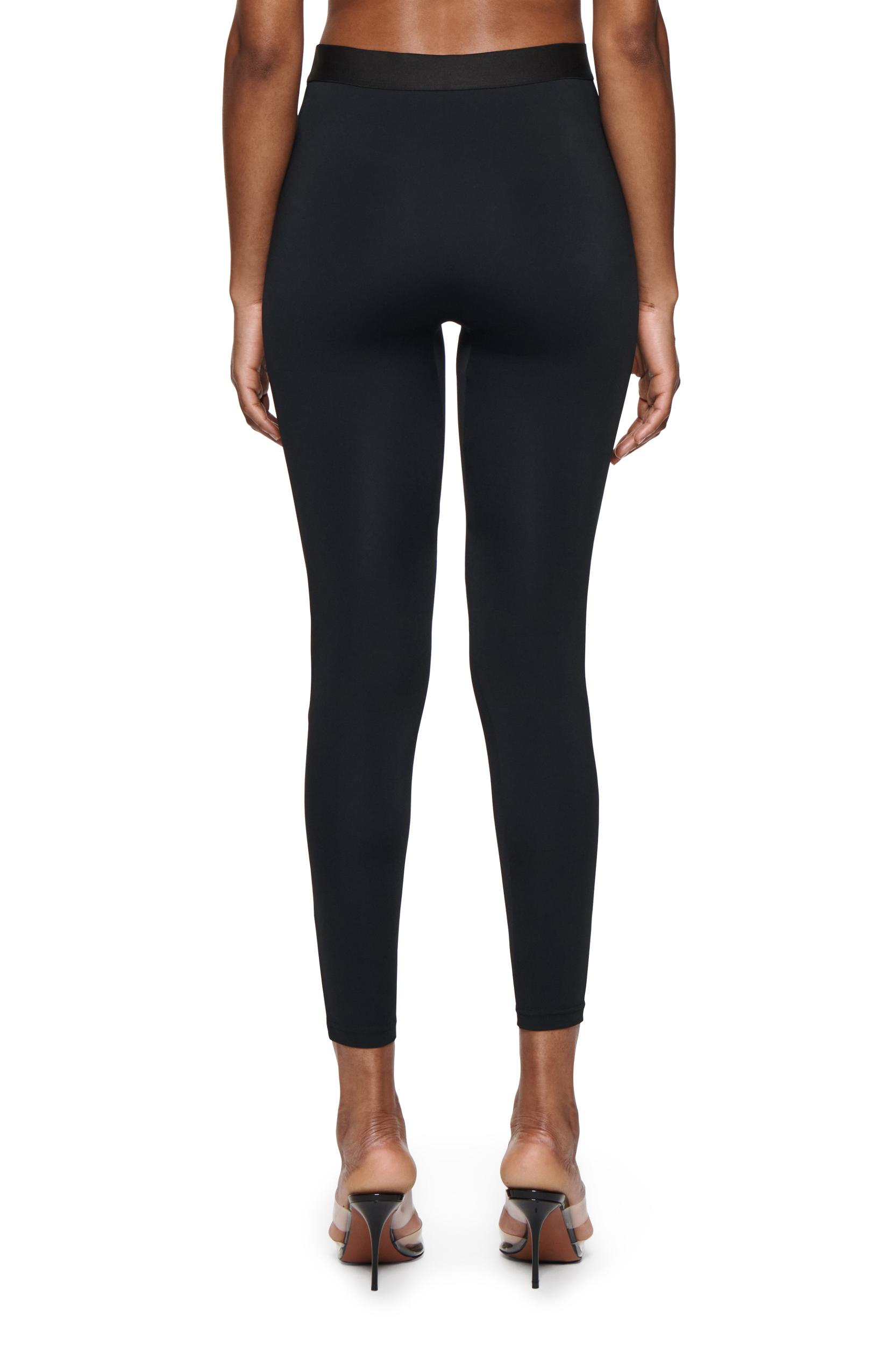 Nylon Knit Leggings Female Product Image