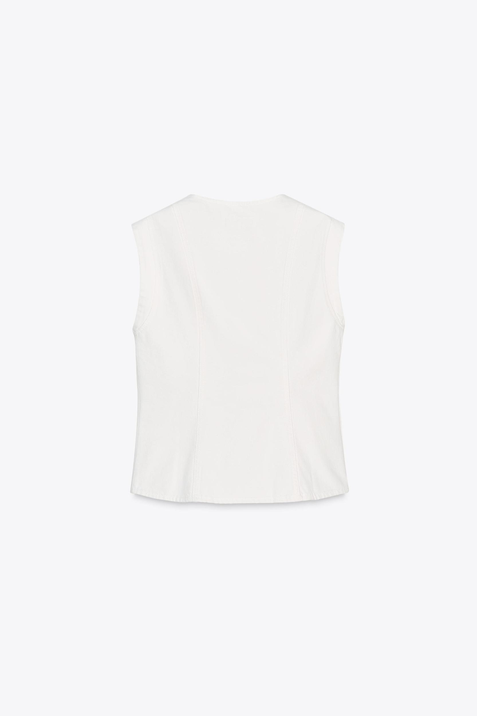 ZW COLLECTION DENIM TOP Product Image