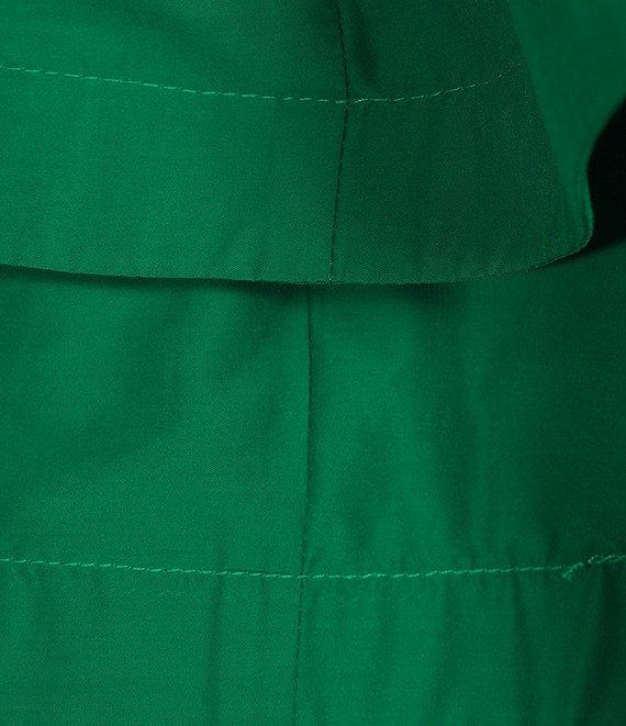 Buru Teagan Tiered Ruffle Full Length Side Seam Pocket A-Line Skirt Product Image