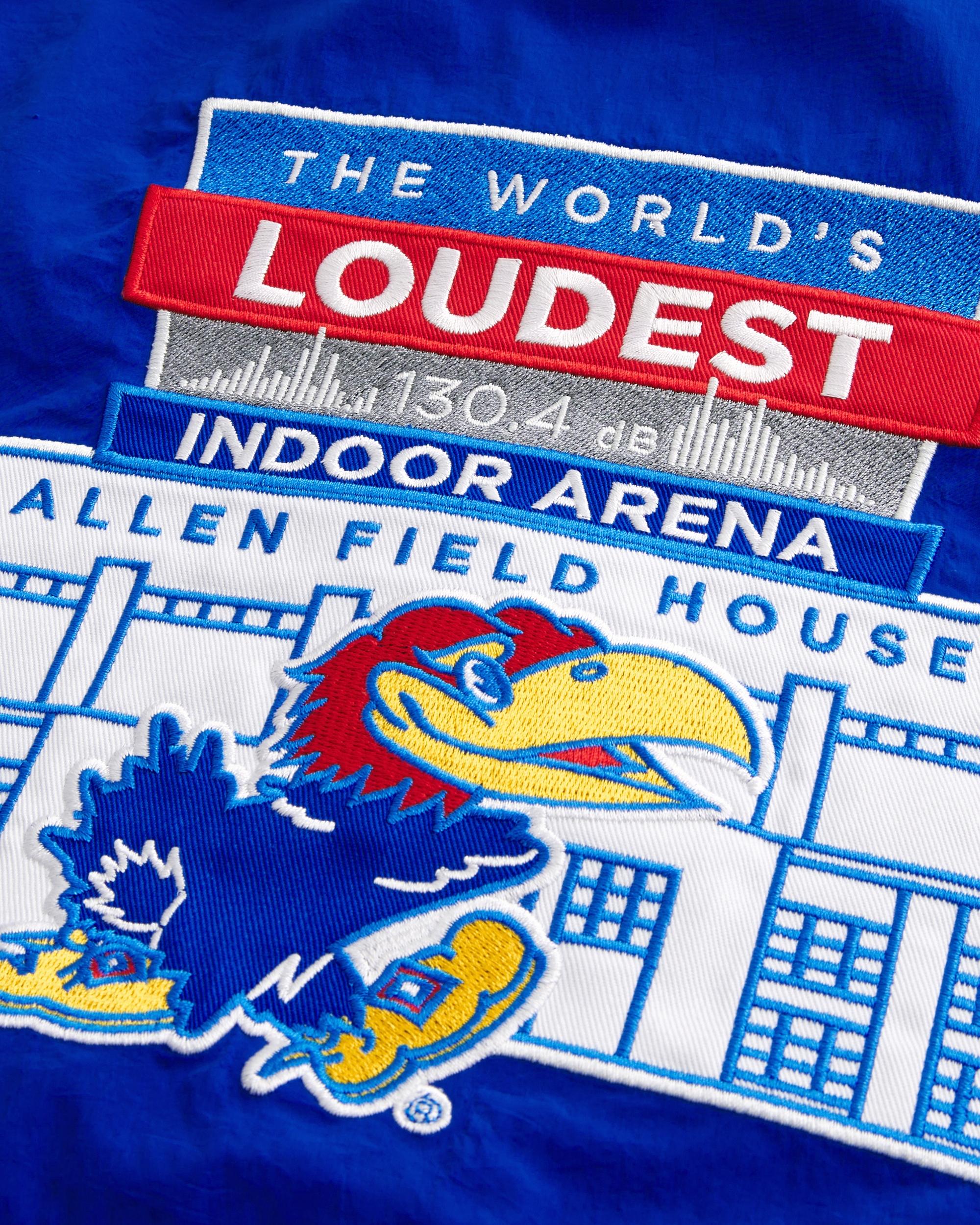 Kansas Jayhawks Graphic Hooded Windbreaker Jacket Product Image