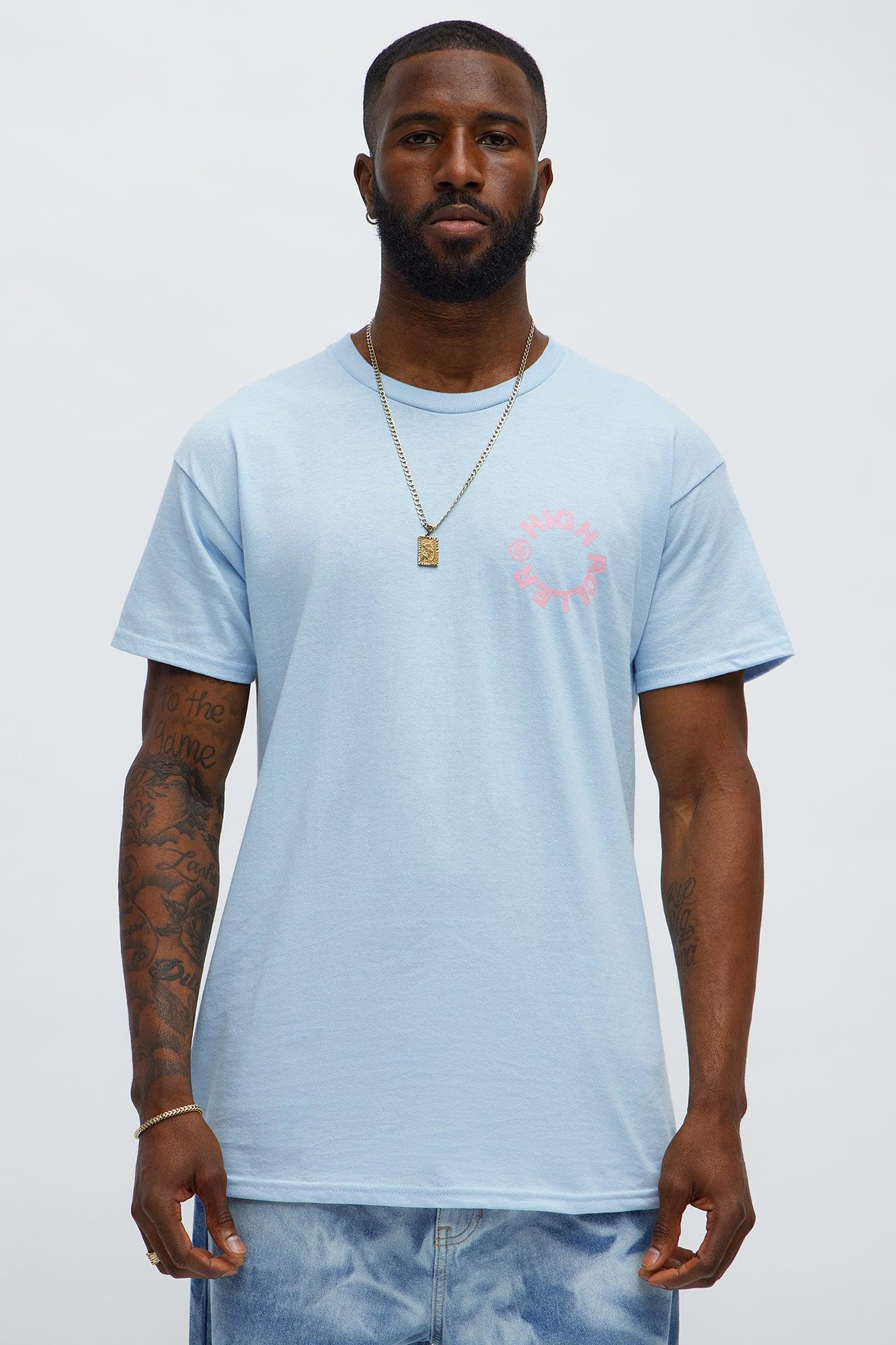 High Rollers Short Sleeve Tee - Light Blue Male Product Image