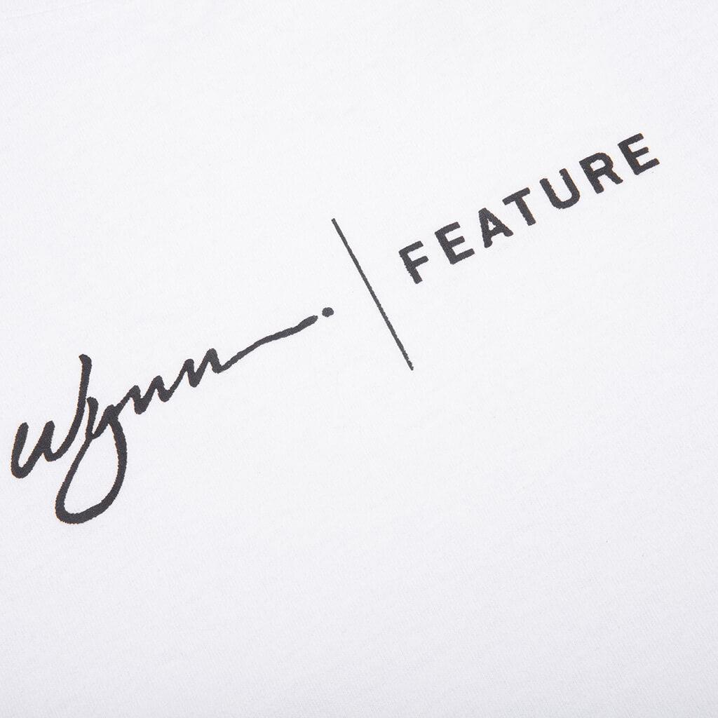 Feature x Wynn Logo Lock Up Tee - Black Male Product Image