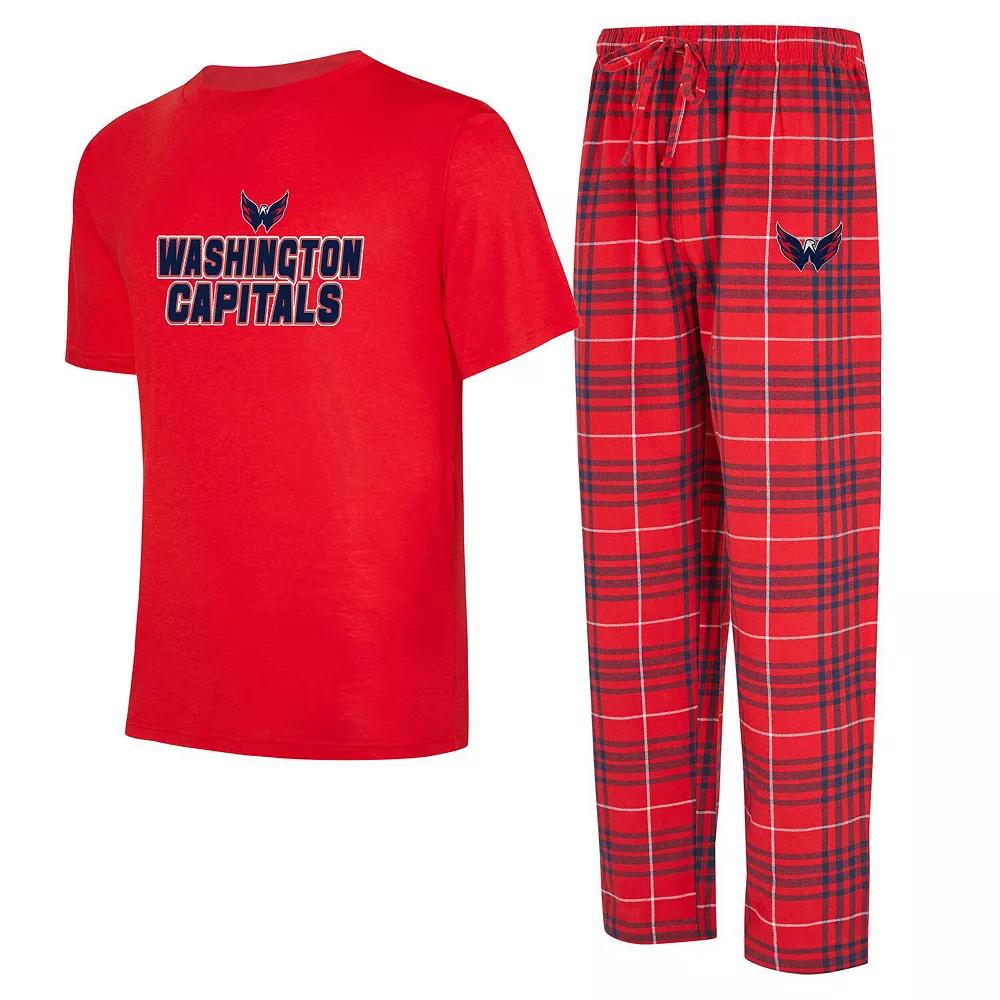 Men's Concepts Sport Washington Capitals Vector T-Shirt & Pants Sleep Set,  Product Image