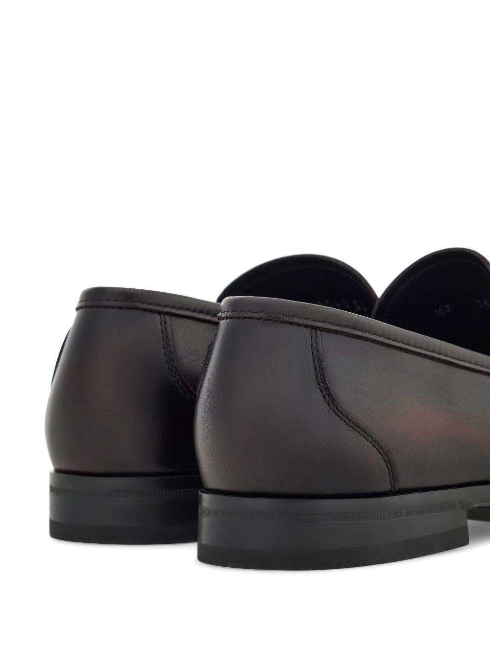 Gancini-plaque loafers Product Image