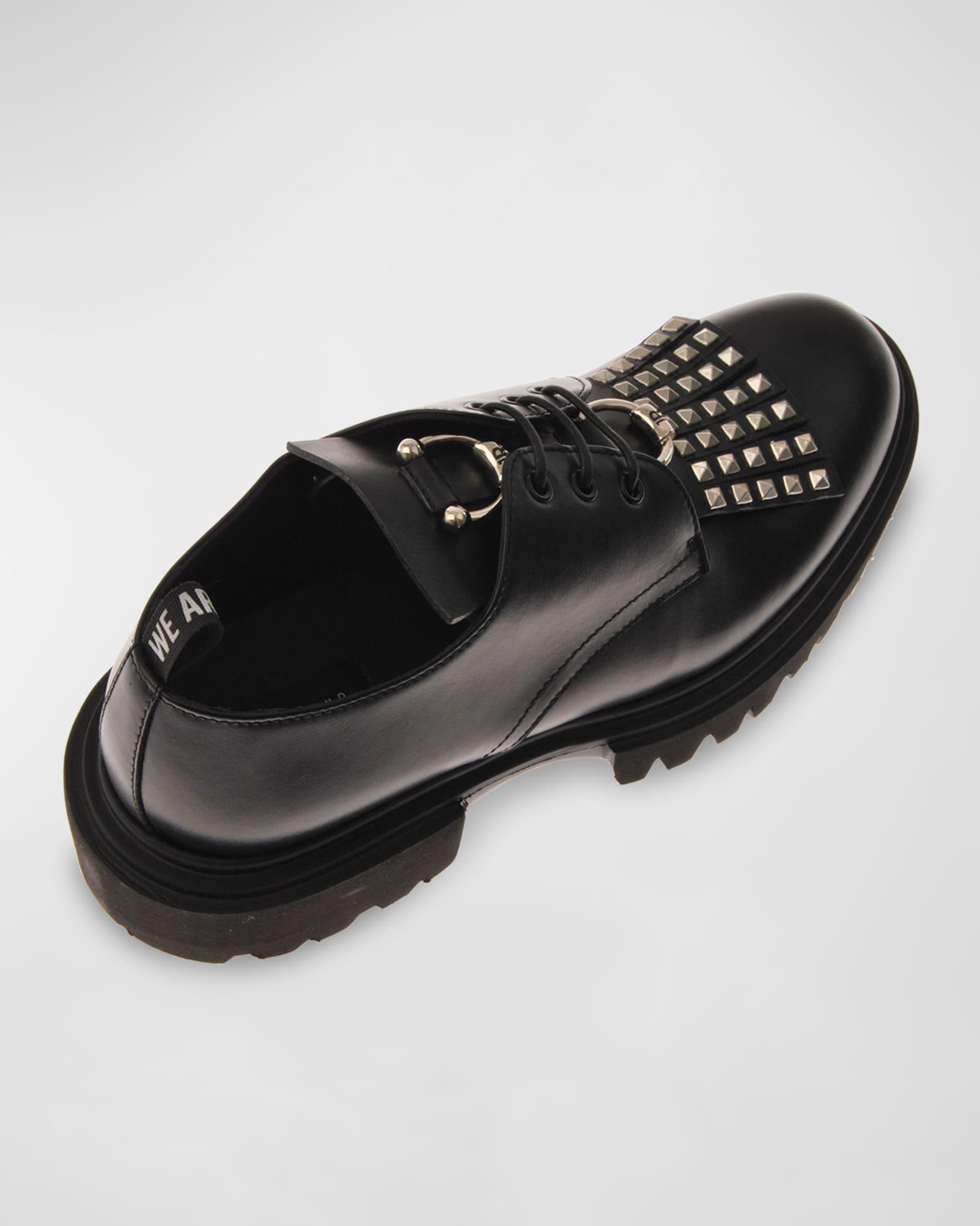 Men's Studded Lug Sole Derby Shoes Product Image