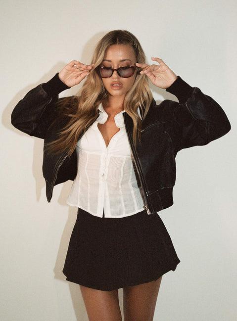 Cartwright Mini Skirt Black Product Image