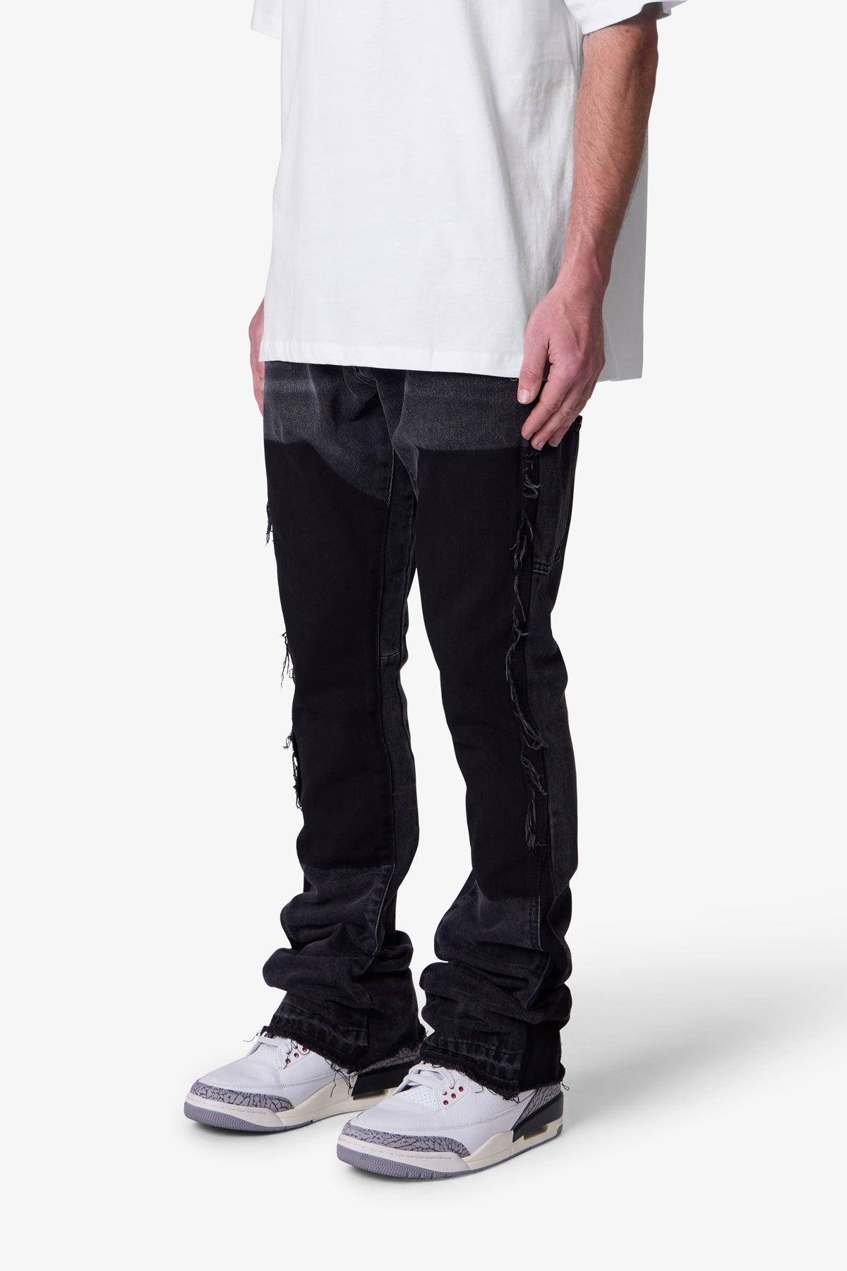 B118 Work Flare Denim - Black Product Image