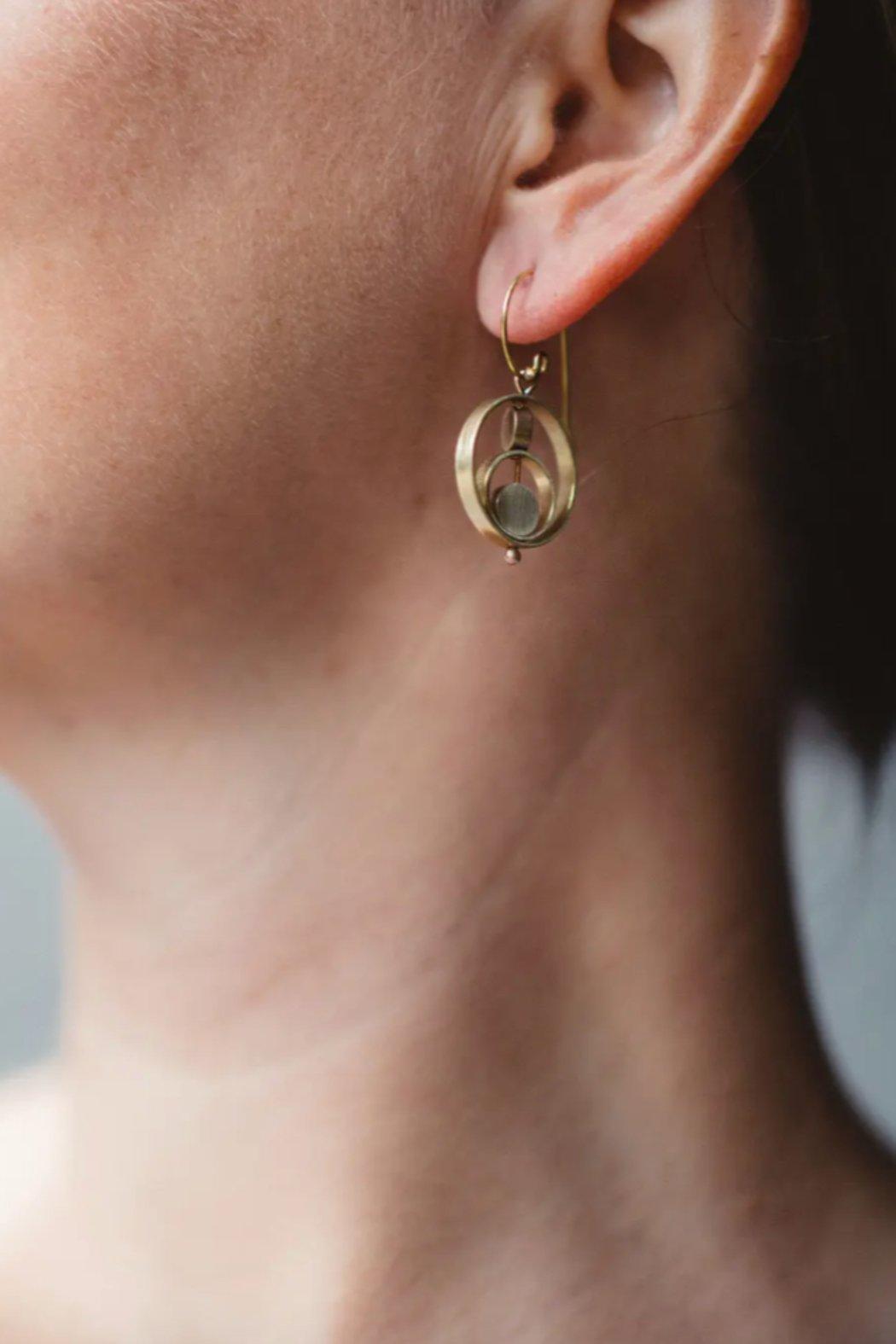 Kinetic Circle Earrings Product Image