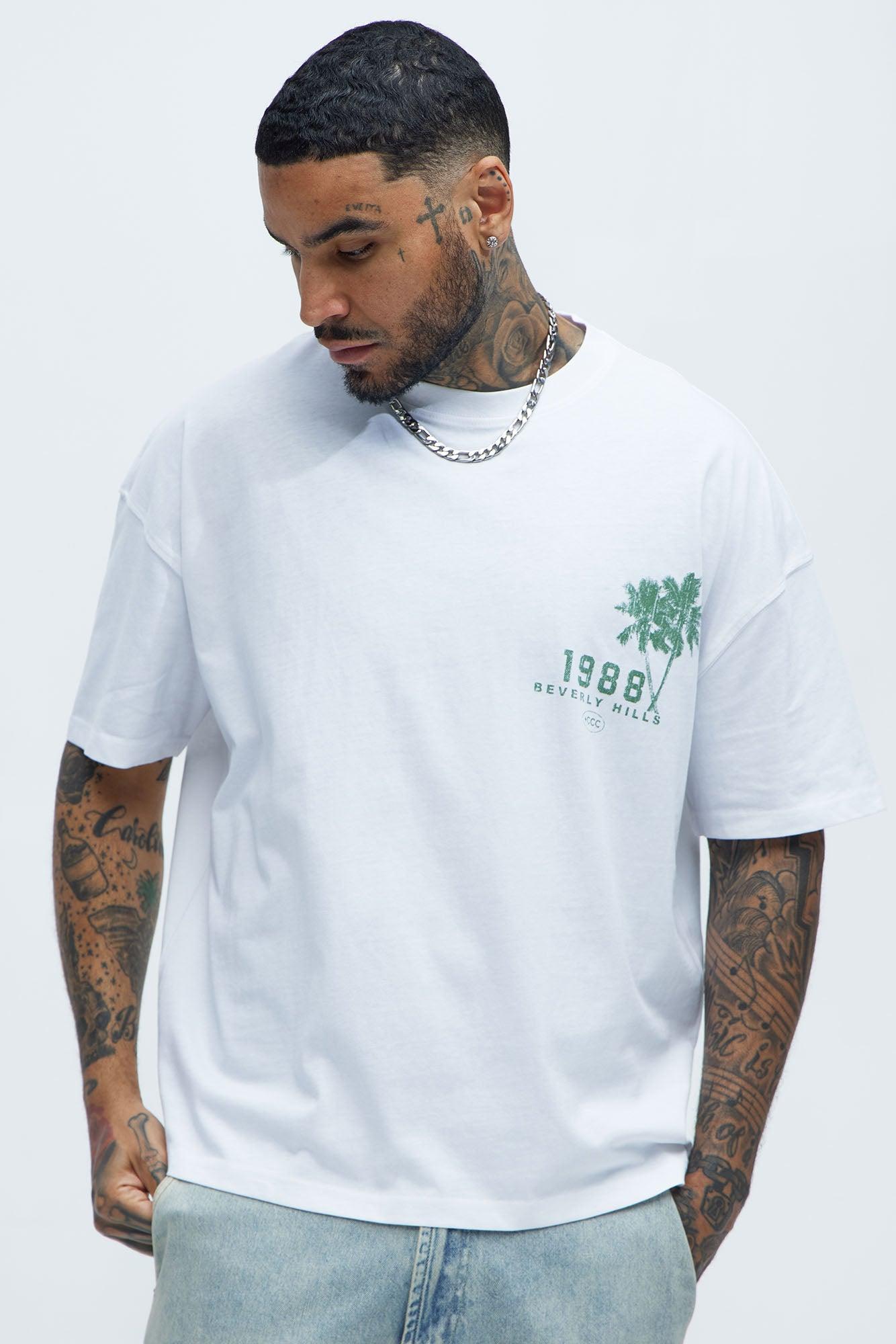 Rodeo Drive 1988 Oversized Short Sleeve Tee - White Product Image