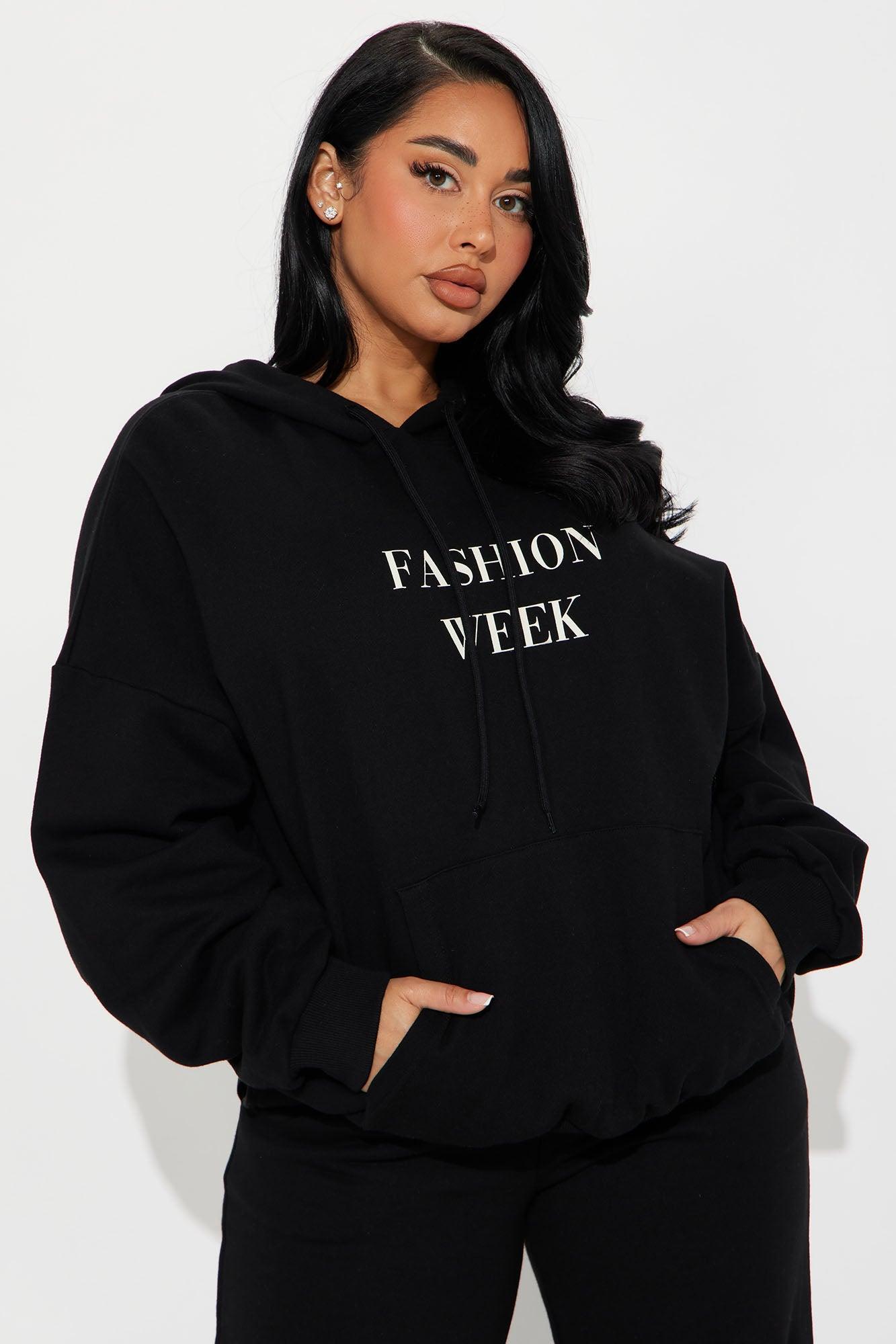 Fashion Week Sweatsuit Set - Black Product Image